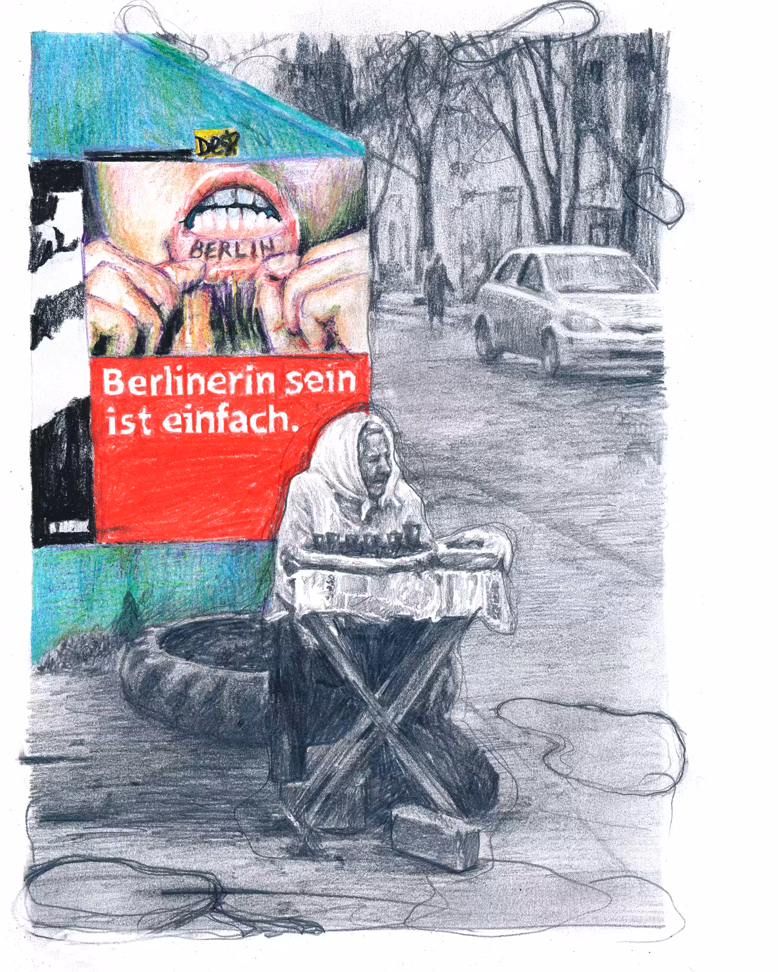 Berlin flashbacks in Odessa 1, by Mitya Fenechkin.