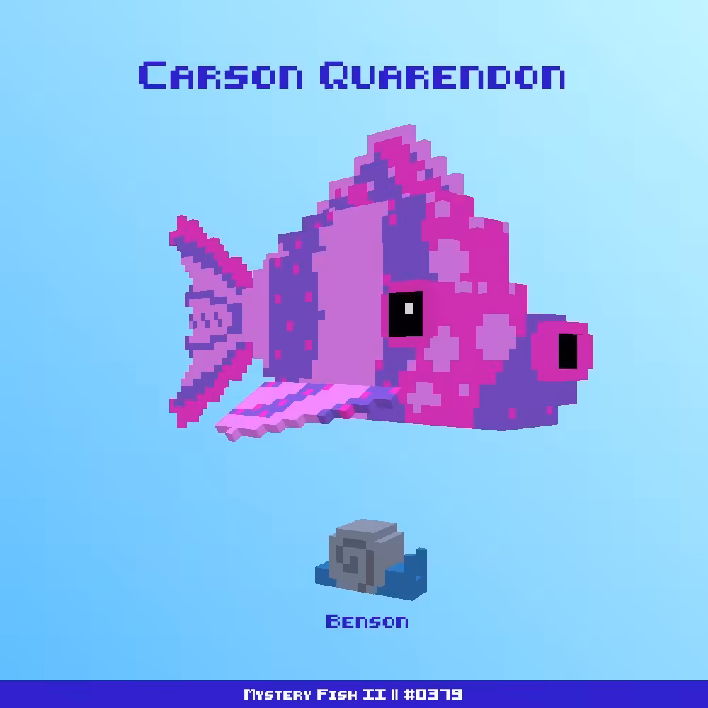 Carson Quarendon :: Mystery Fish 0379/1000