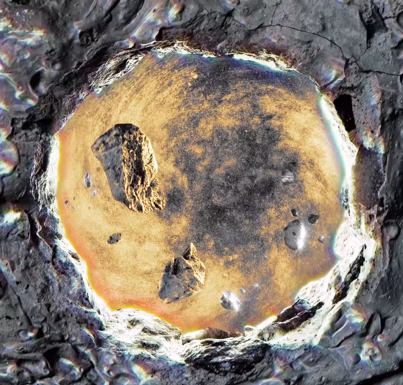 ⌘ Asteroid Hole (color)