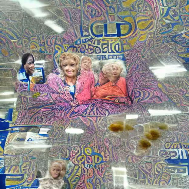 Dosing LSD with the Golden Girls at Walmart
