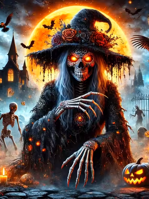 HALLOWEEN SKULL #17