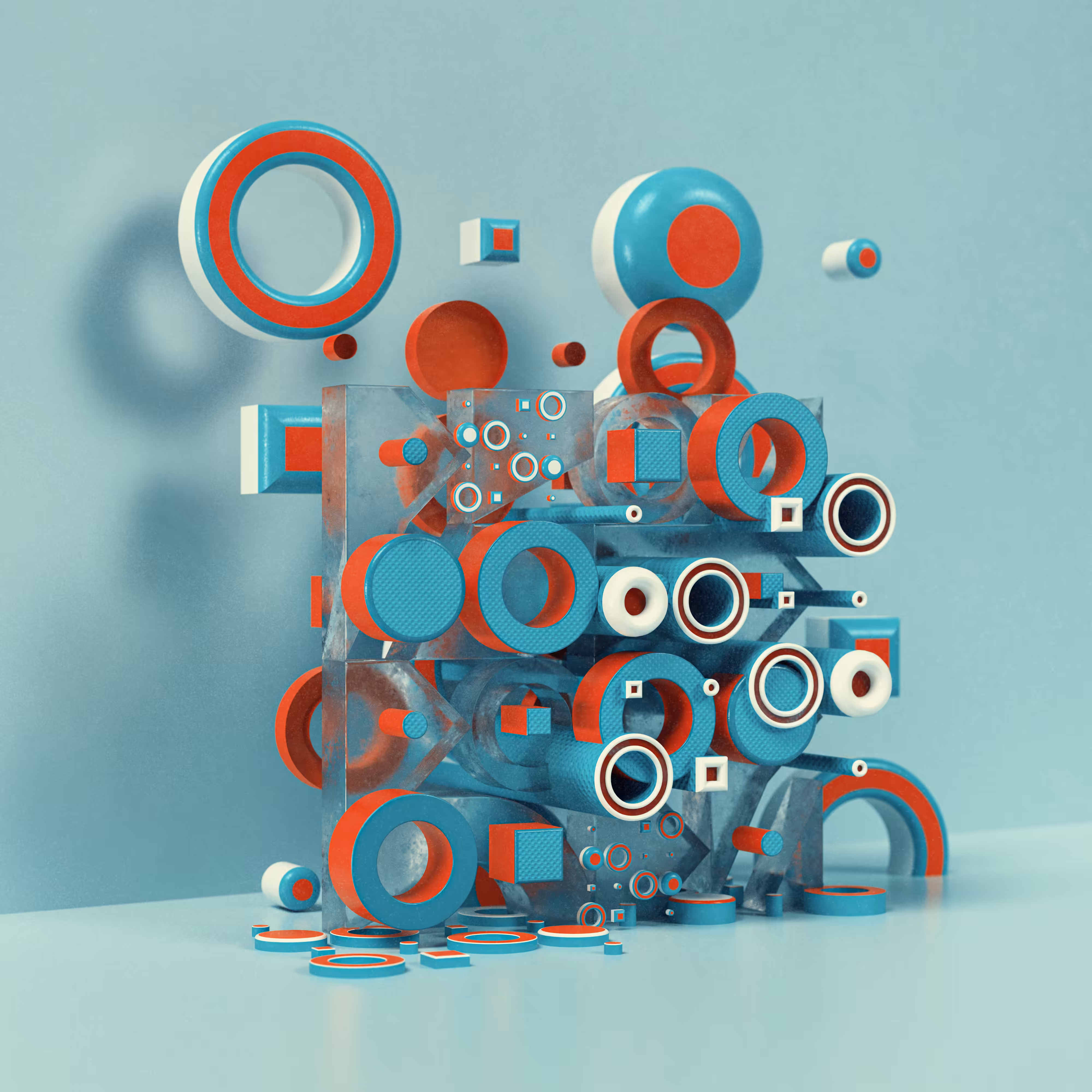 Red and Blue