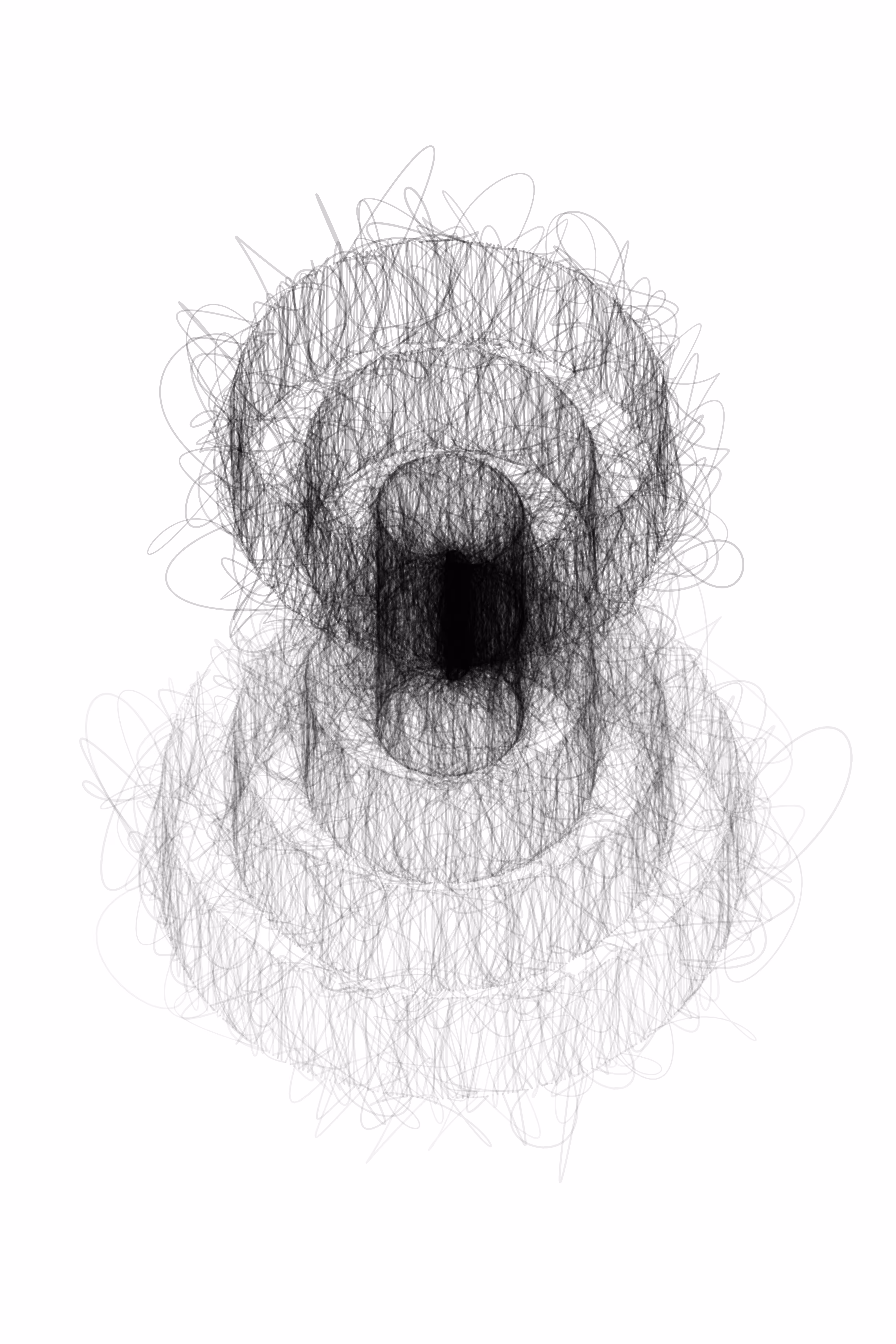 nervous calligraphy shapes 04