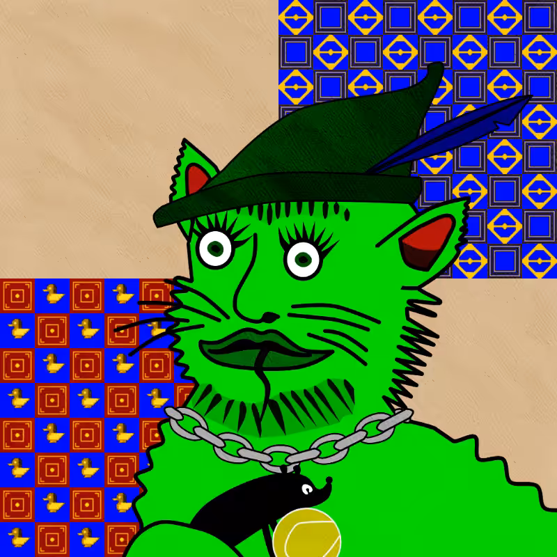 Famous Medieval Cat #15