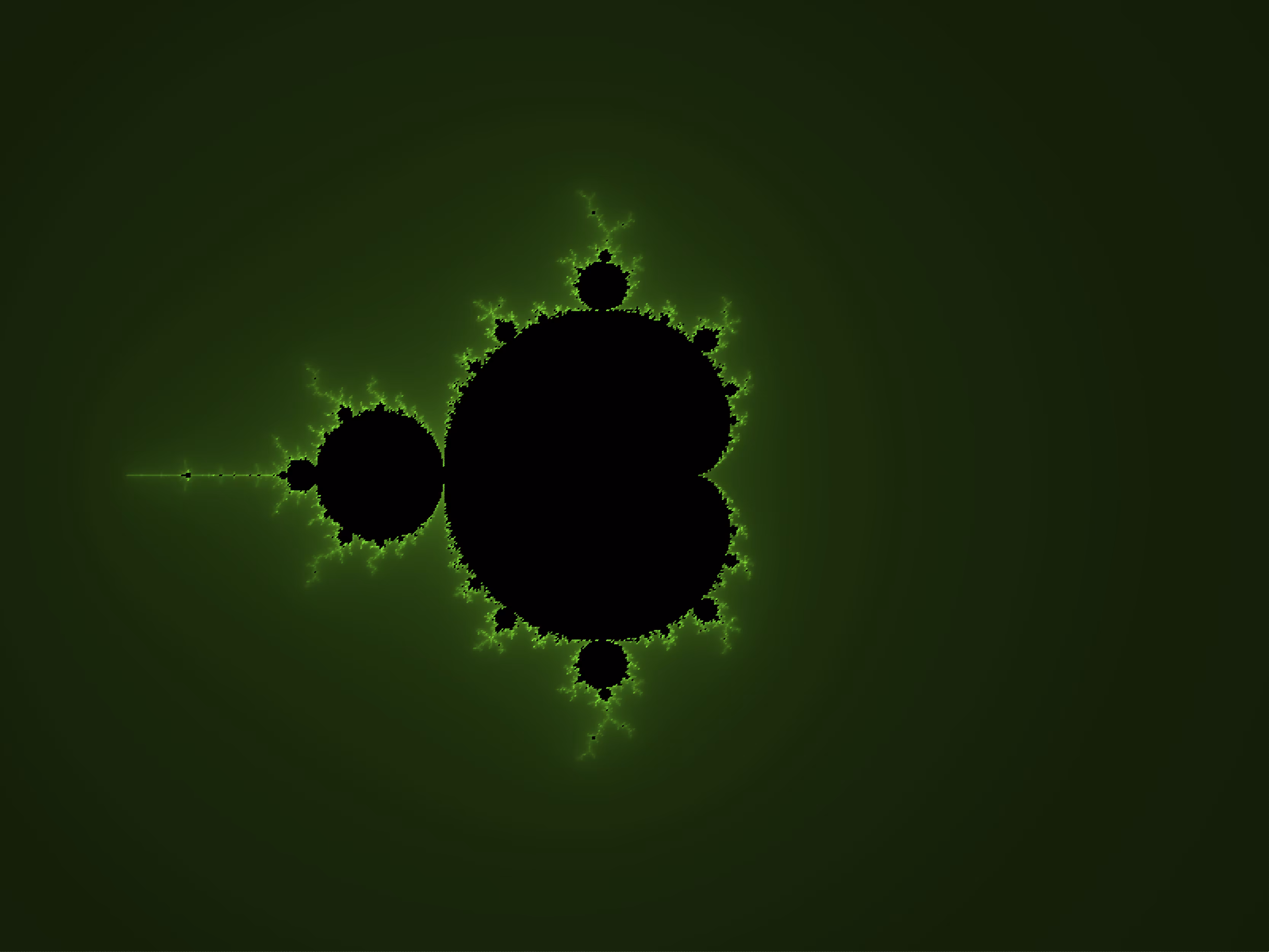 Mandelbrot Green