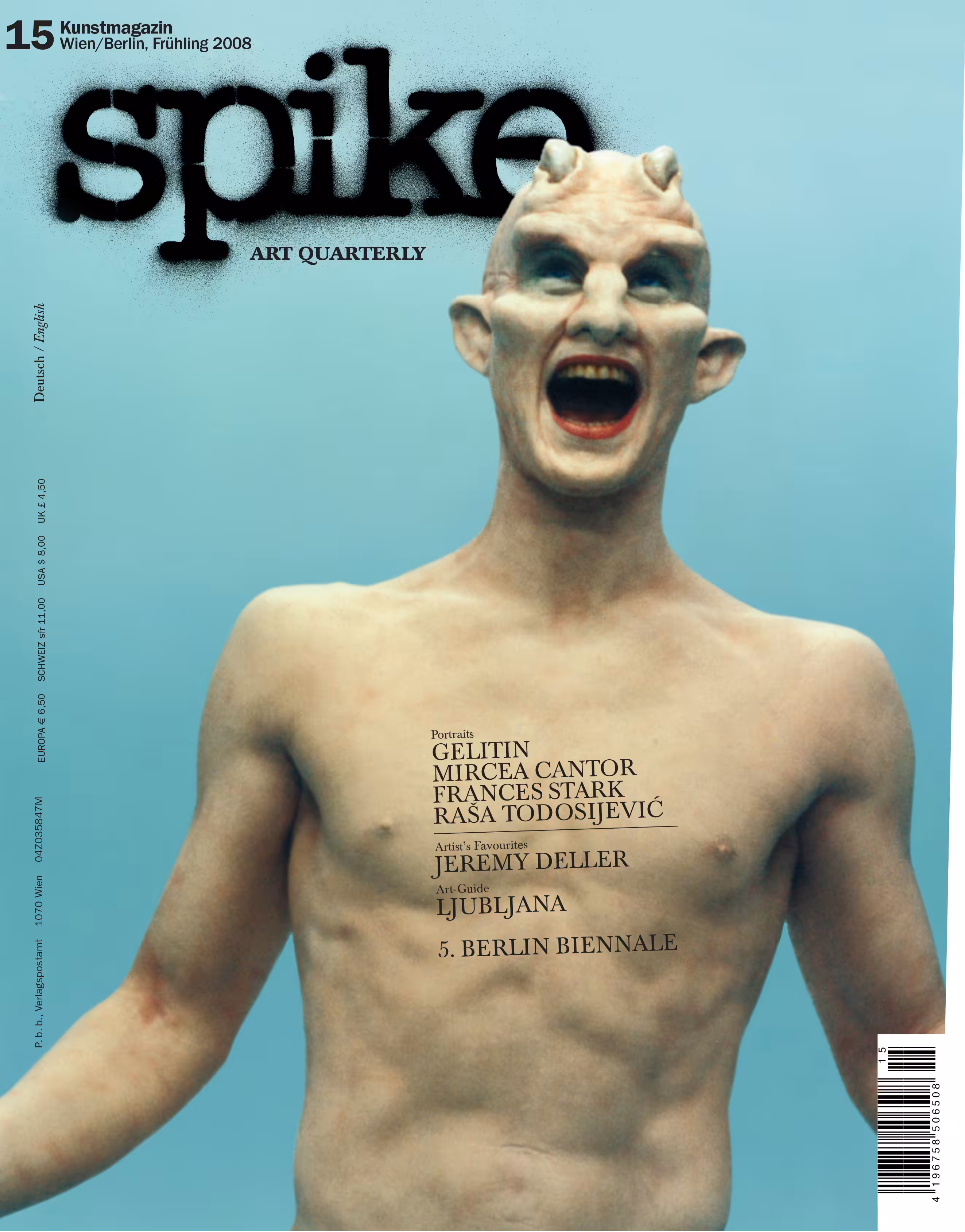 Spike Art Magazine Cover #15