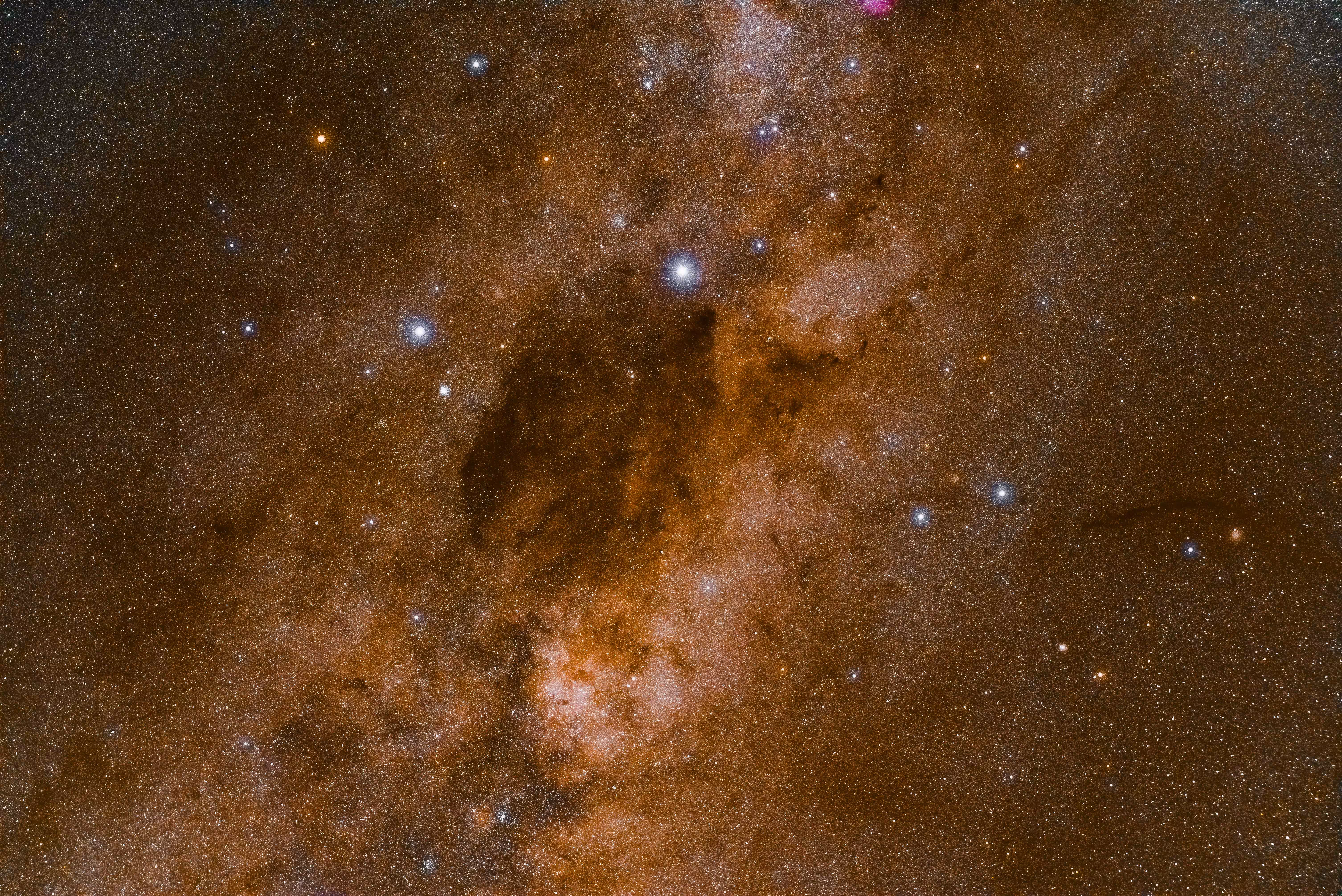 Mahutonga (aka Crux) and Coalsack (dark Nebula)