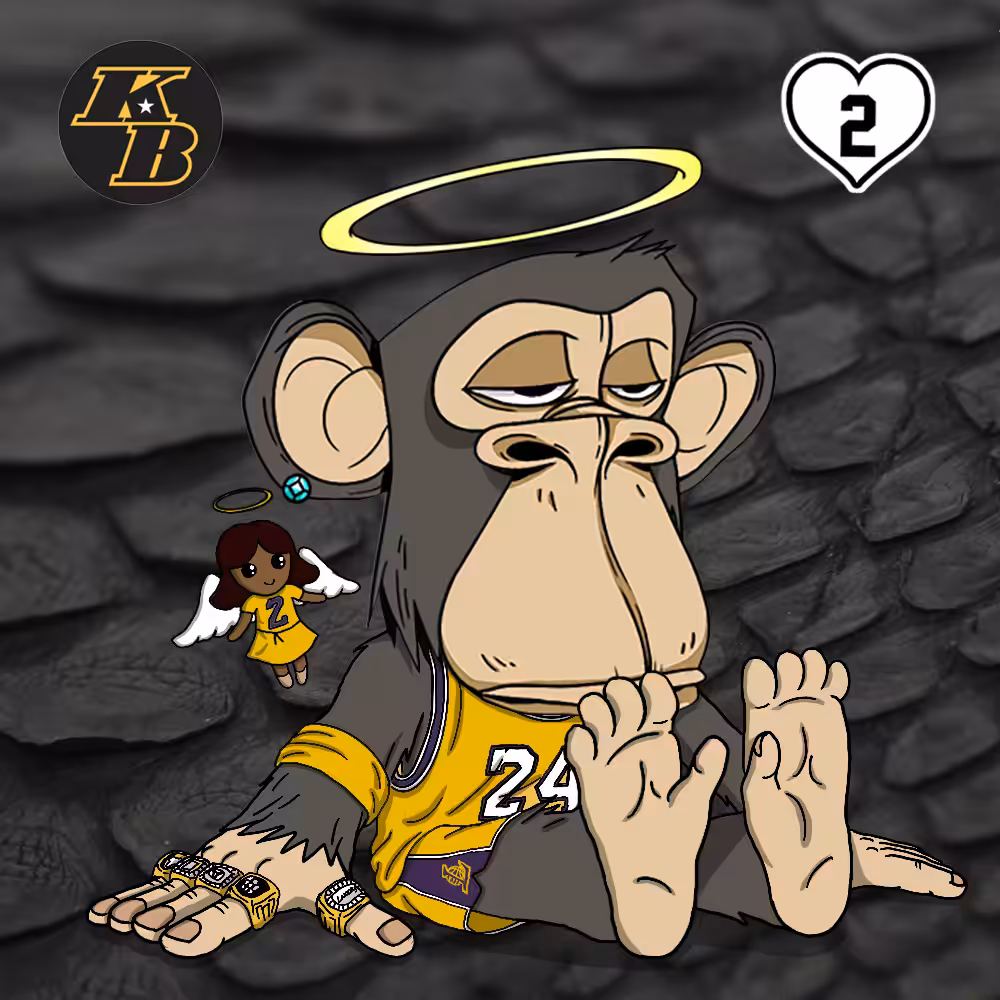 Resting Ape #024 - "Kobe Bryant"
