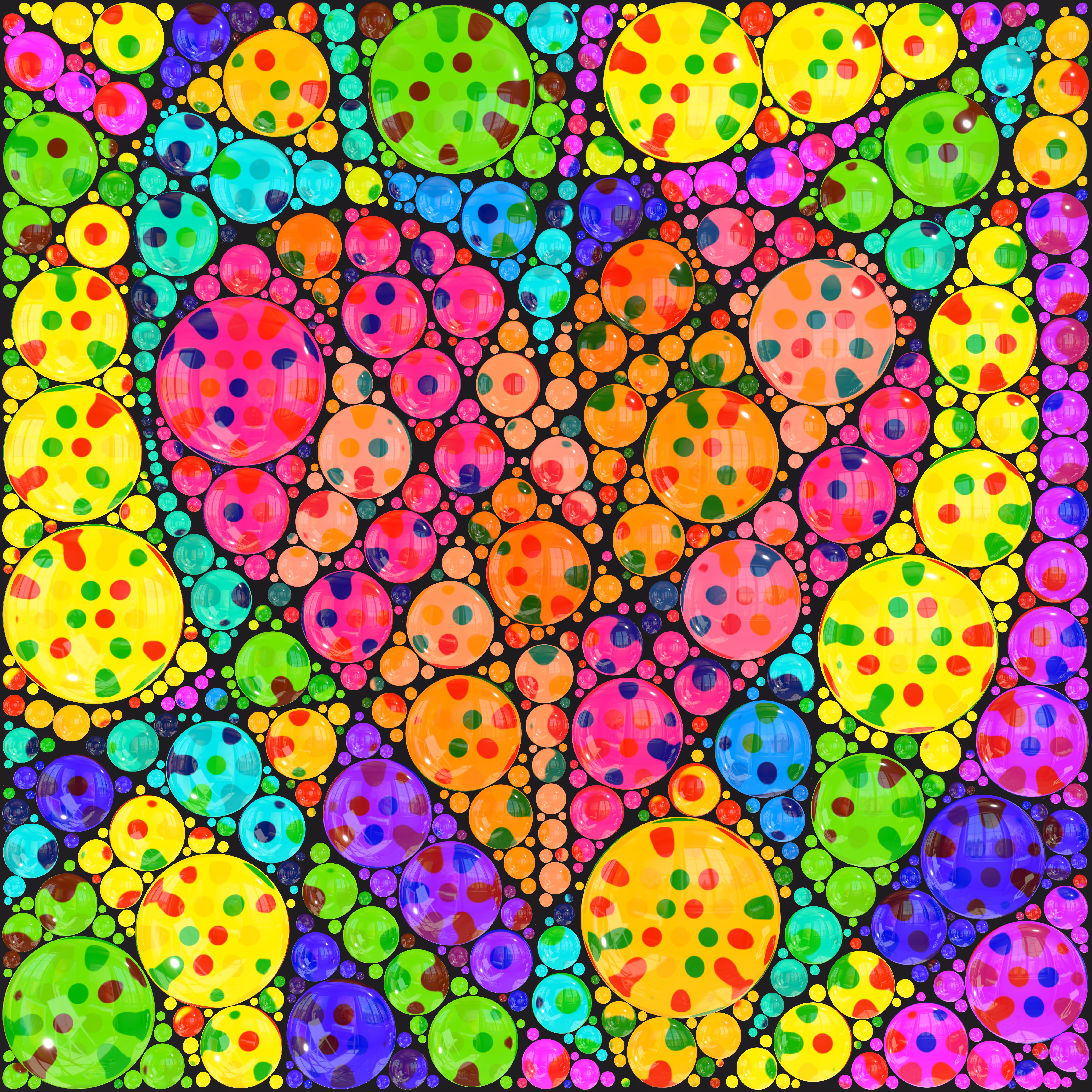 Heartfelt Harmony Refracted Polkadot
