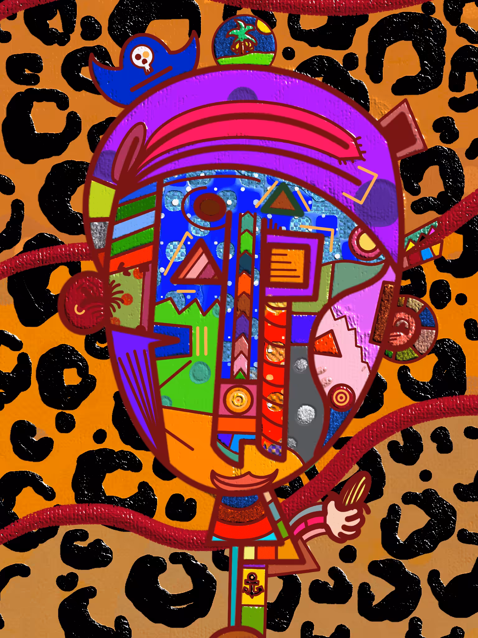 The Colorful Ape Man by Jacob M.