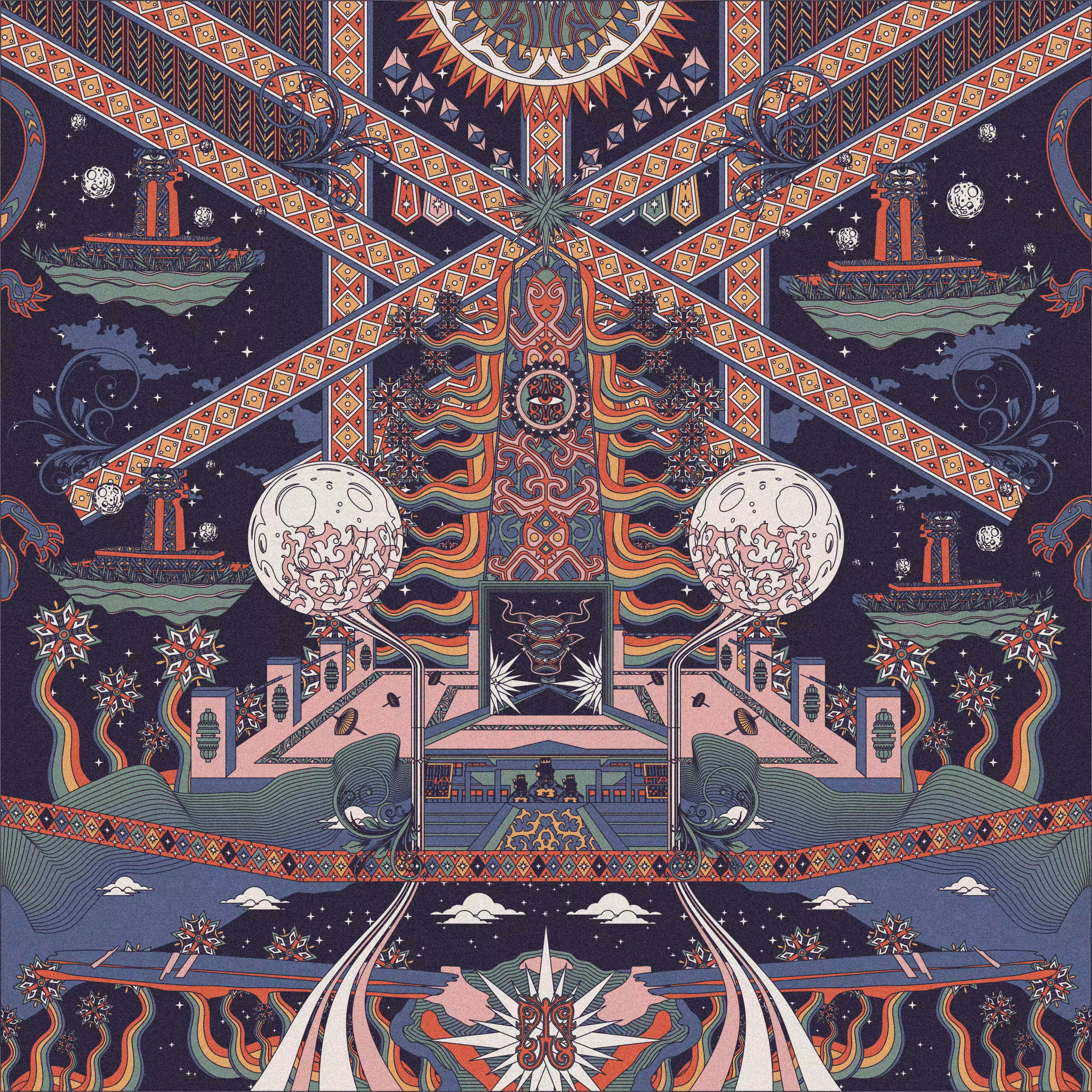 Night Sky of the Gorga Land