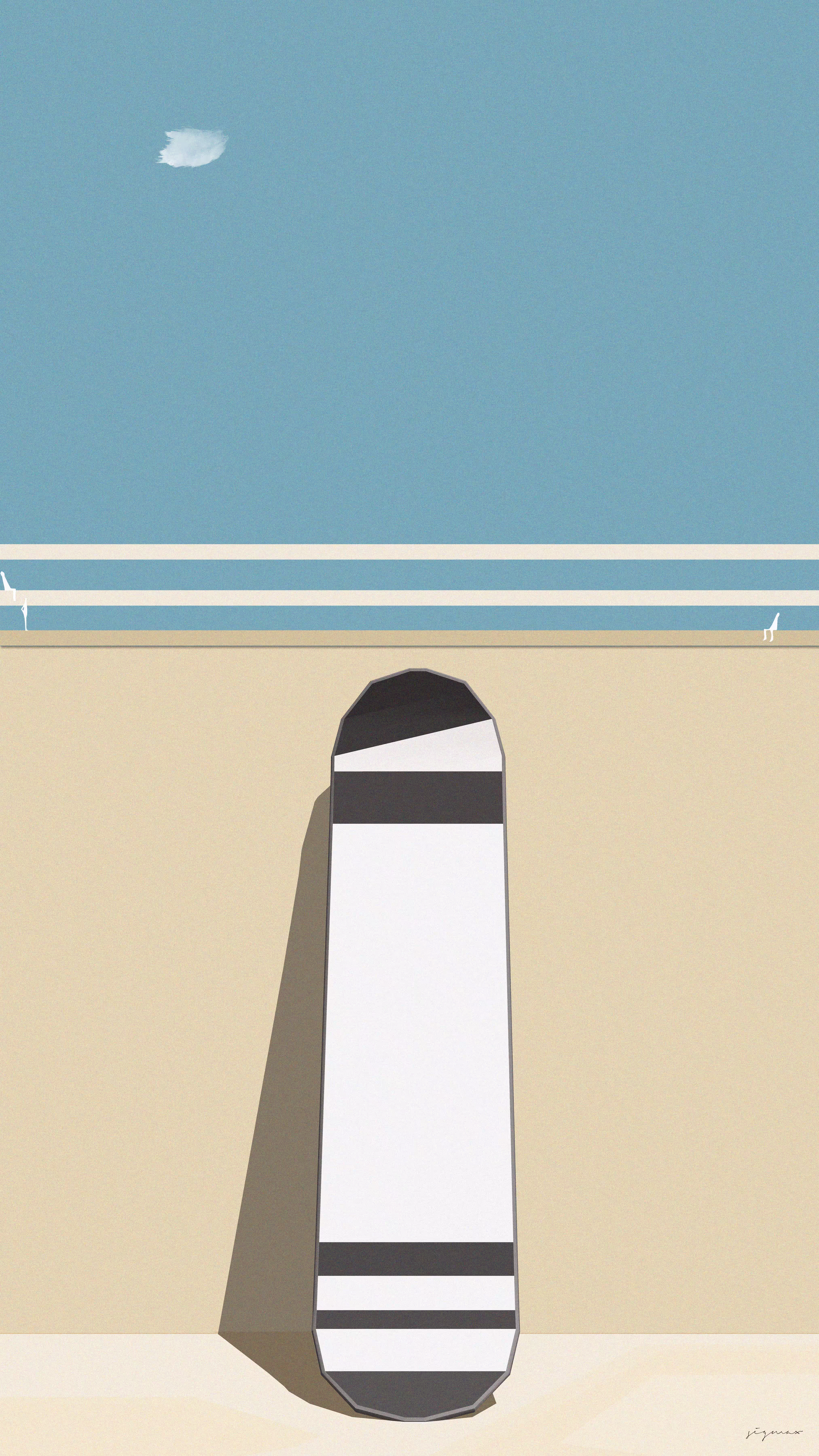 The White Skateboard