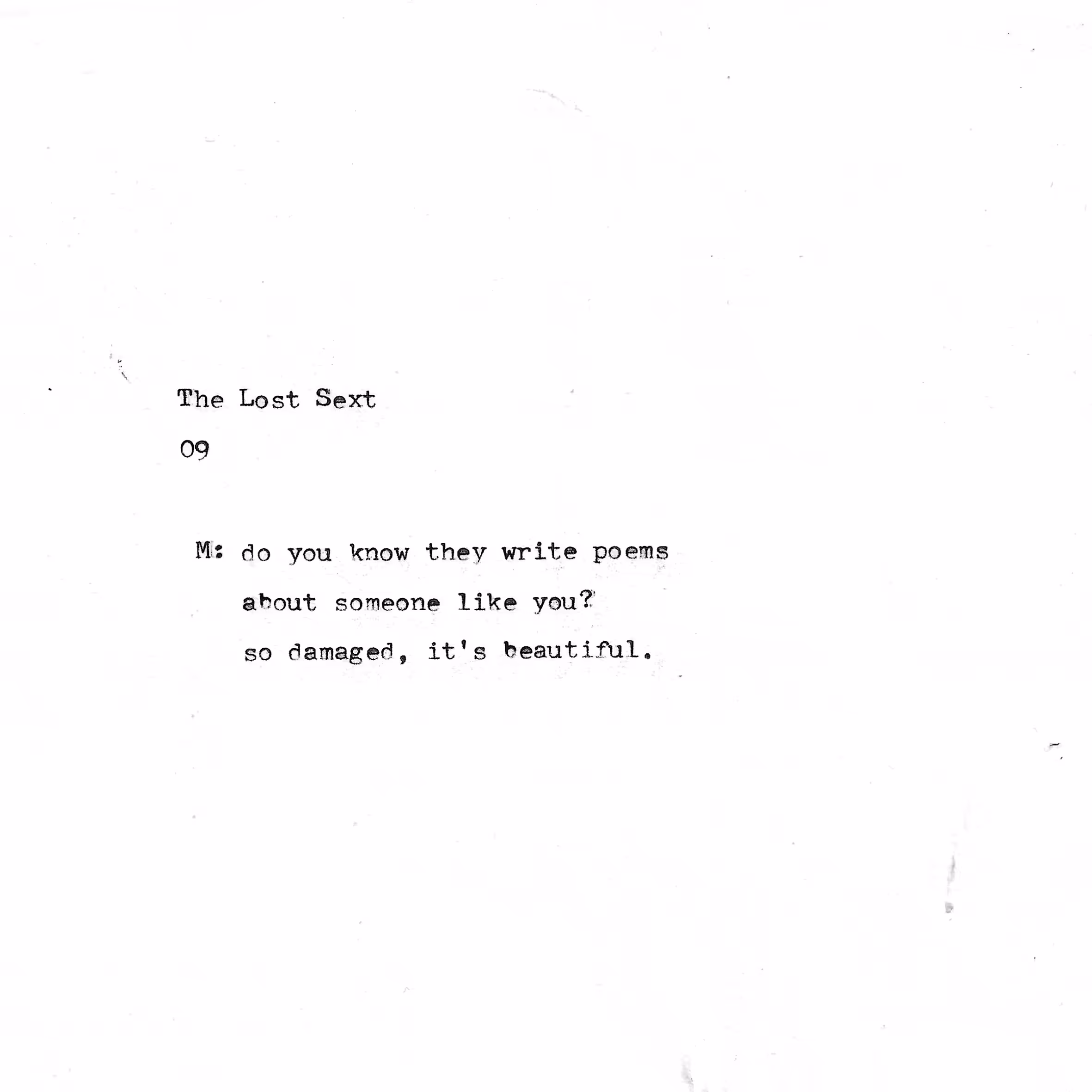 The Lost Sext | 09