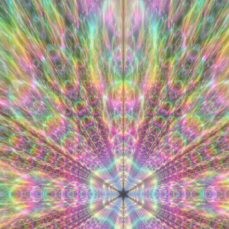Fluorescent Hexagram #20