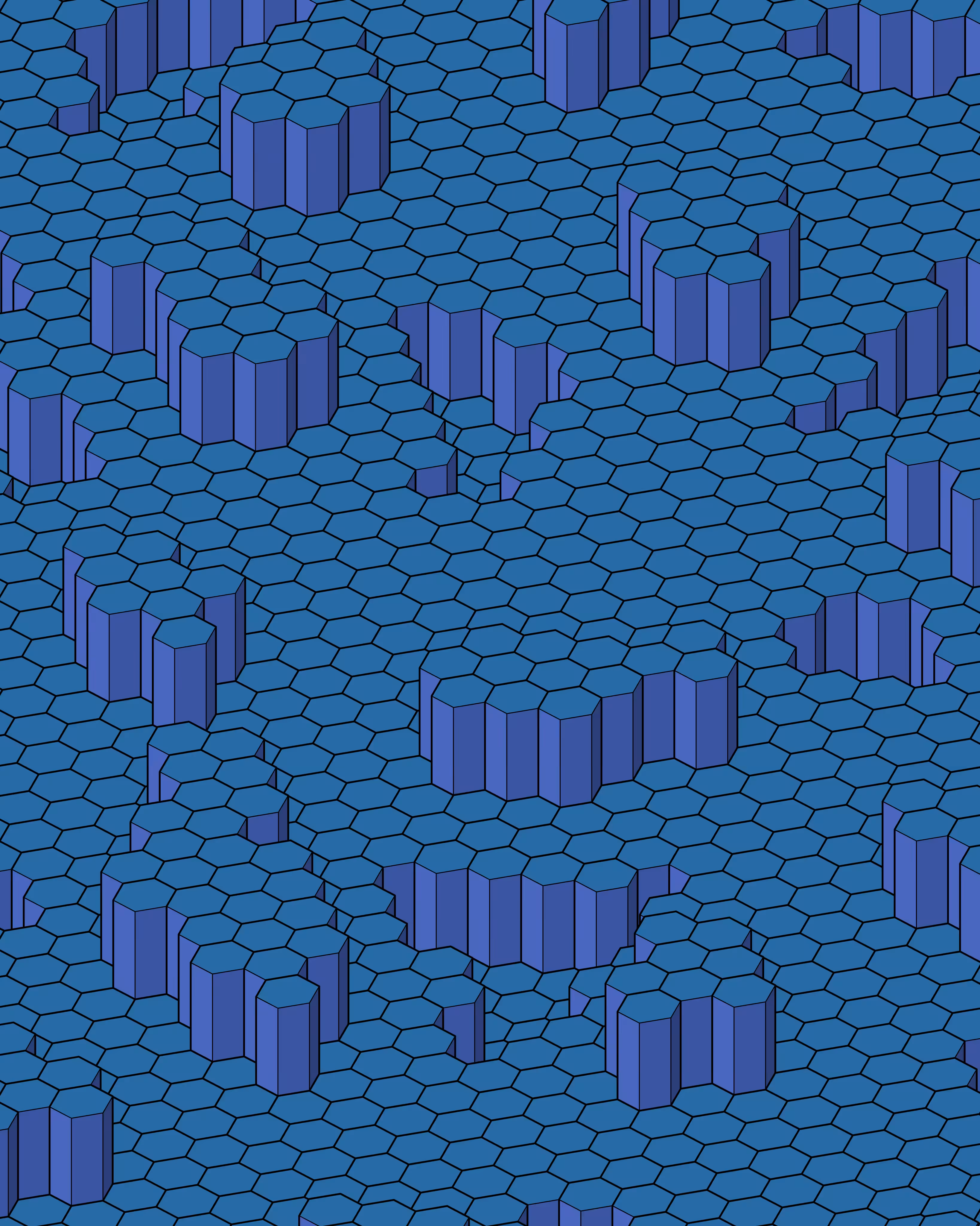Hexagones Landscape #171