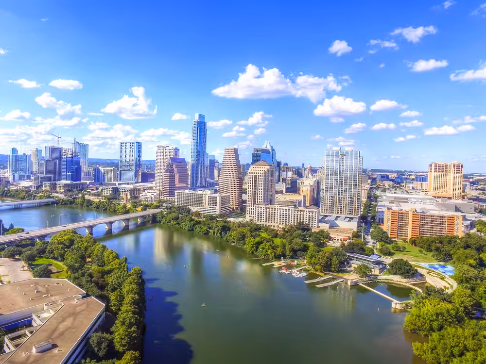 Austin Ladybird Lake - Aerial Photography
