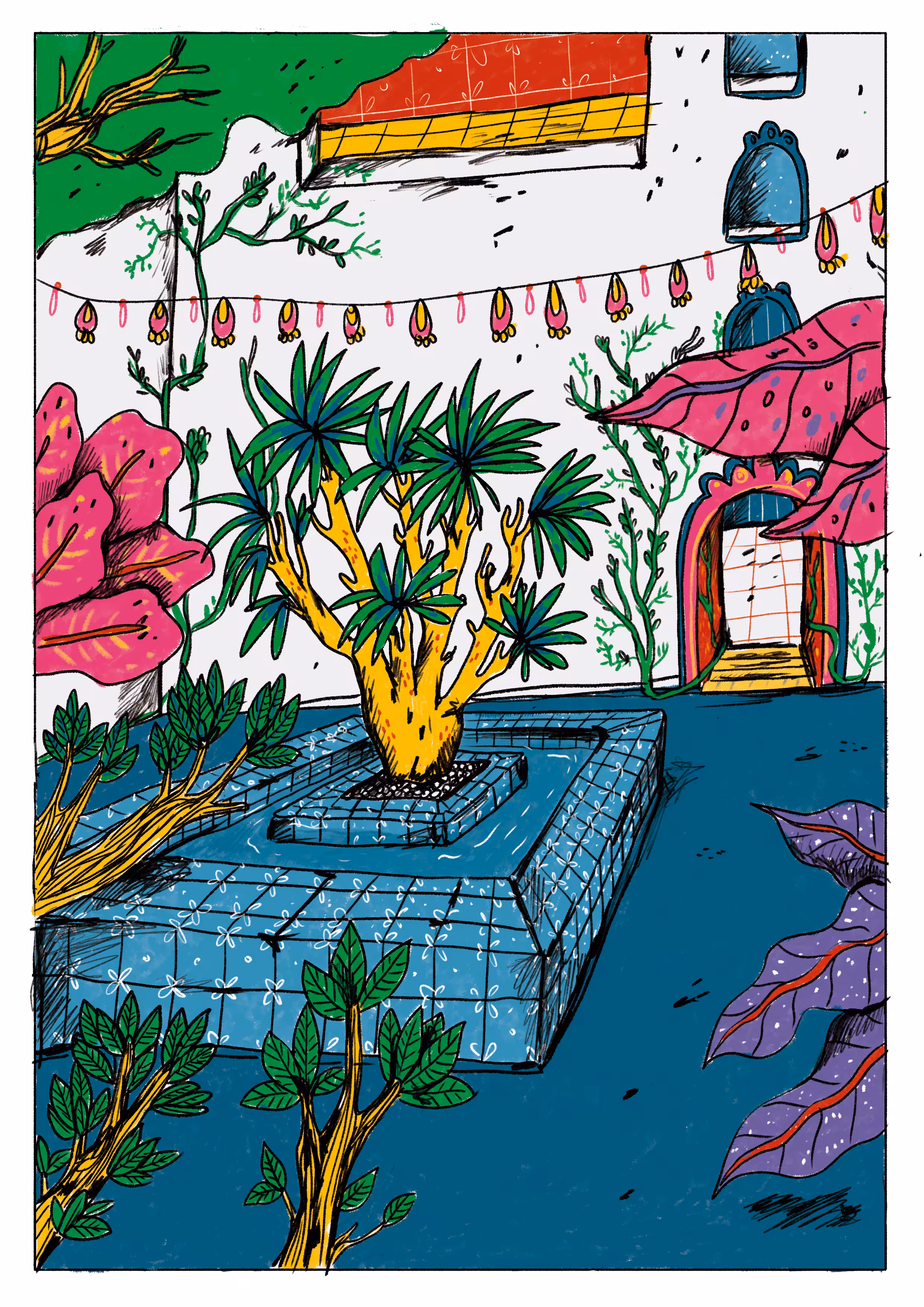 Ofelia's house. VII.