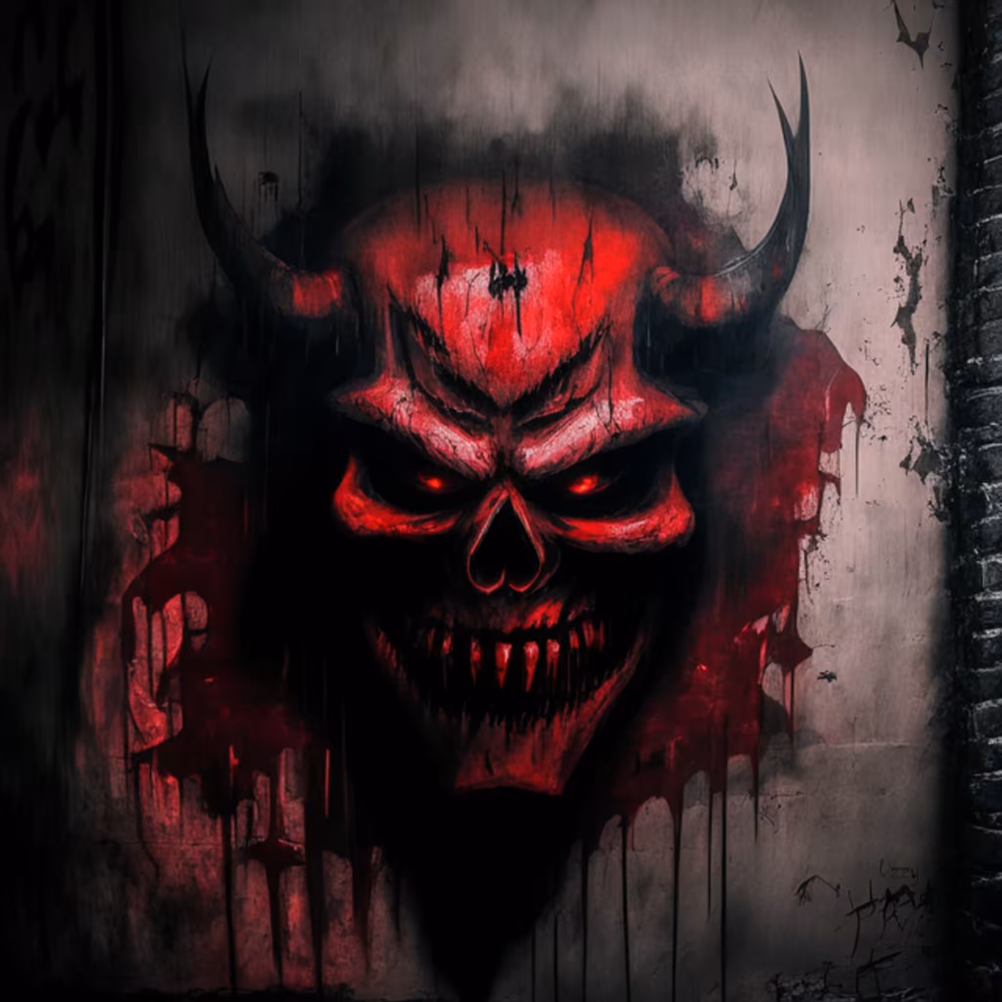 Devil graffiti #2