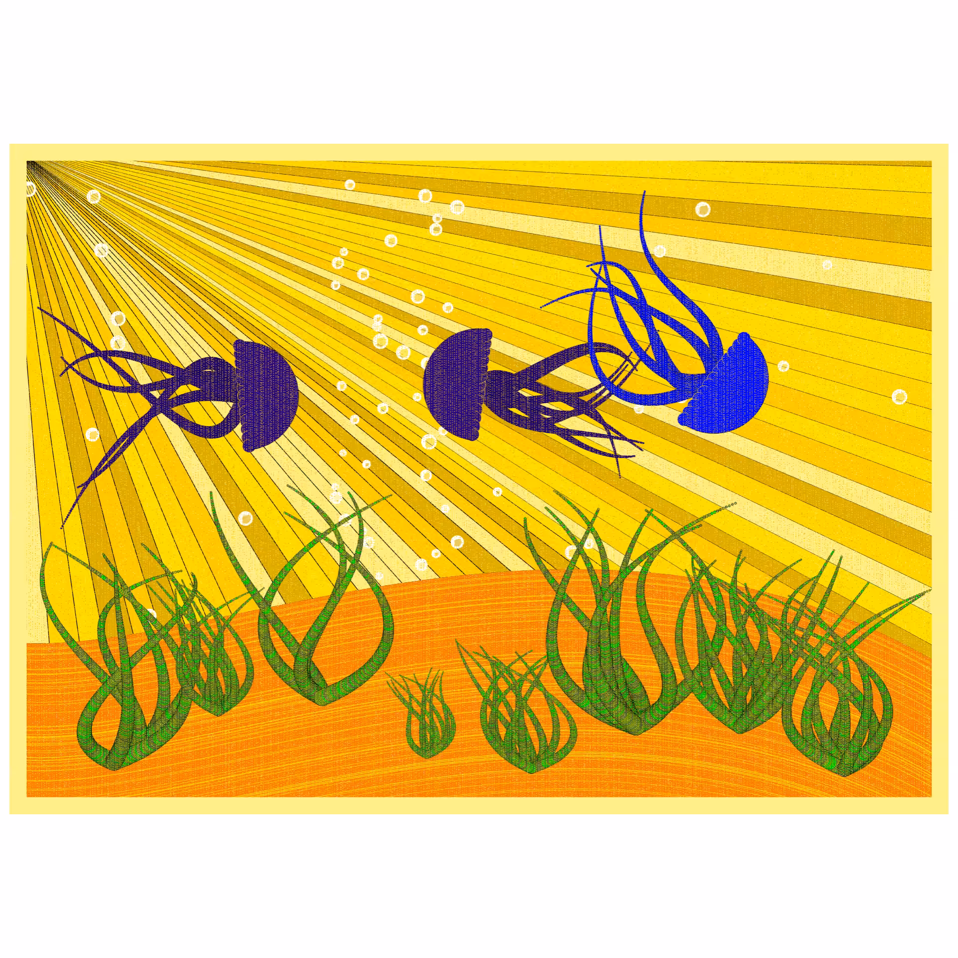 Bézier Aquarium 🦑 #63