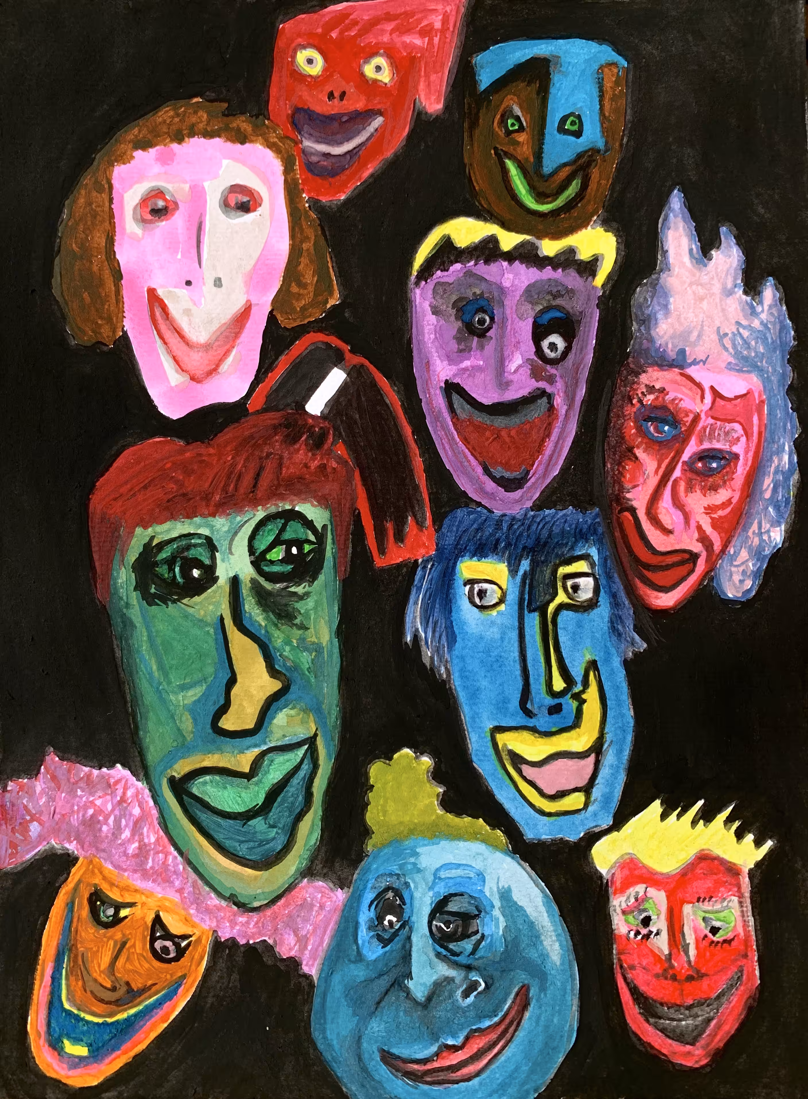 Creepy faces #2