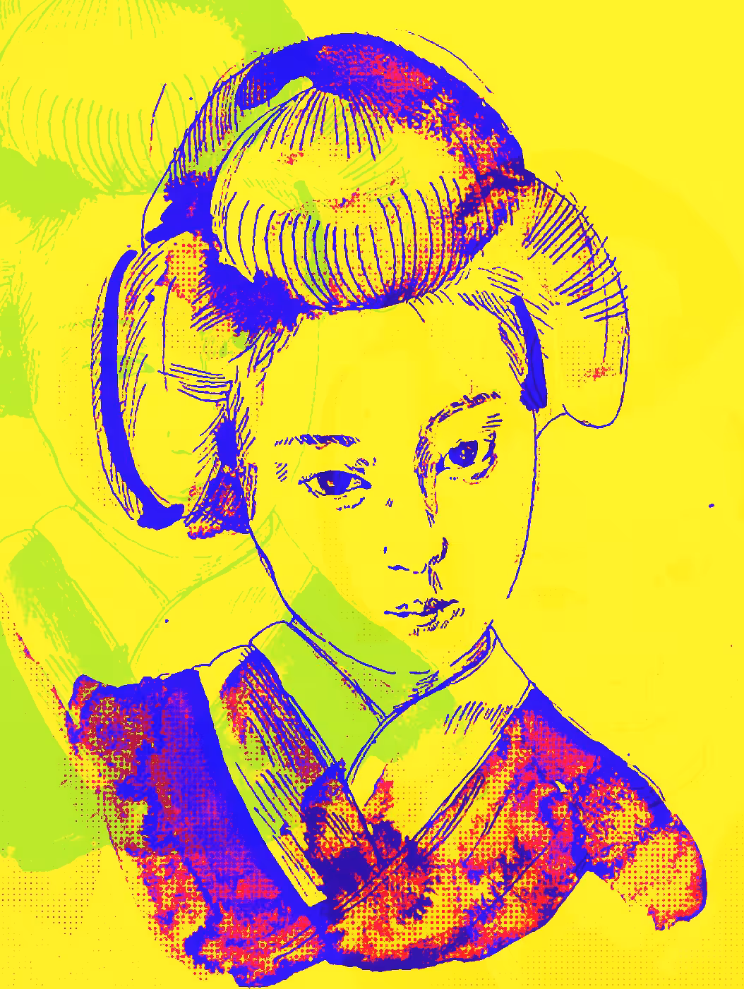 Geisha in colorLand