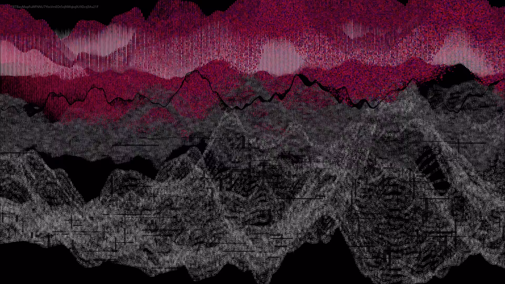 Pixel rain in a data landsacape #142