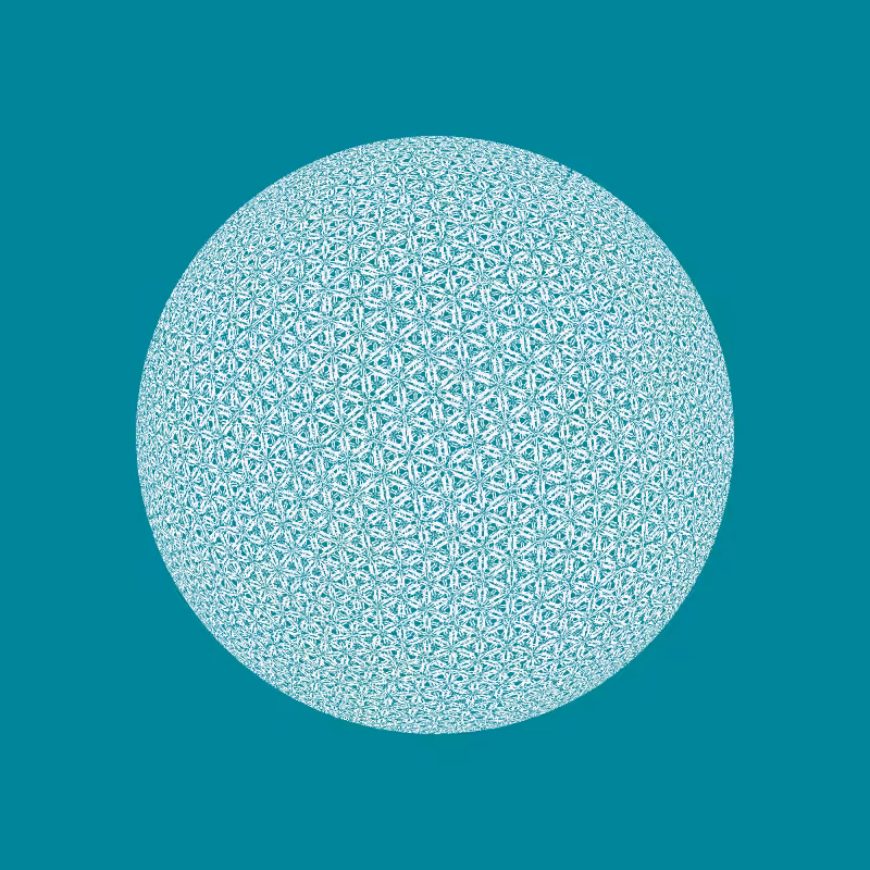 Digital Gothic: Spherical Tessellation #8