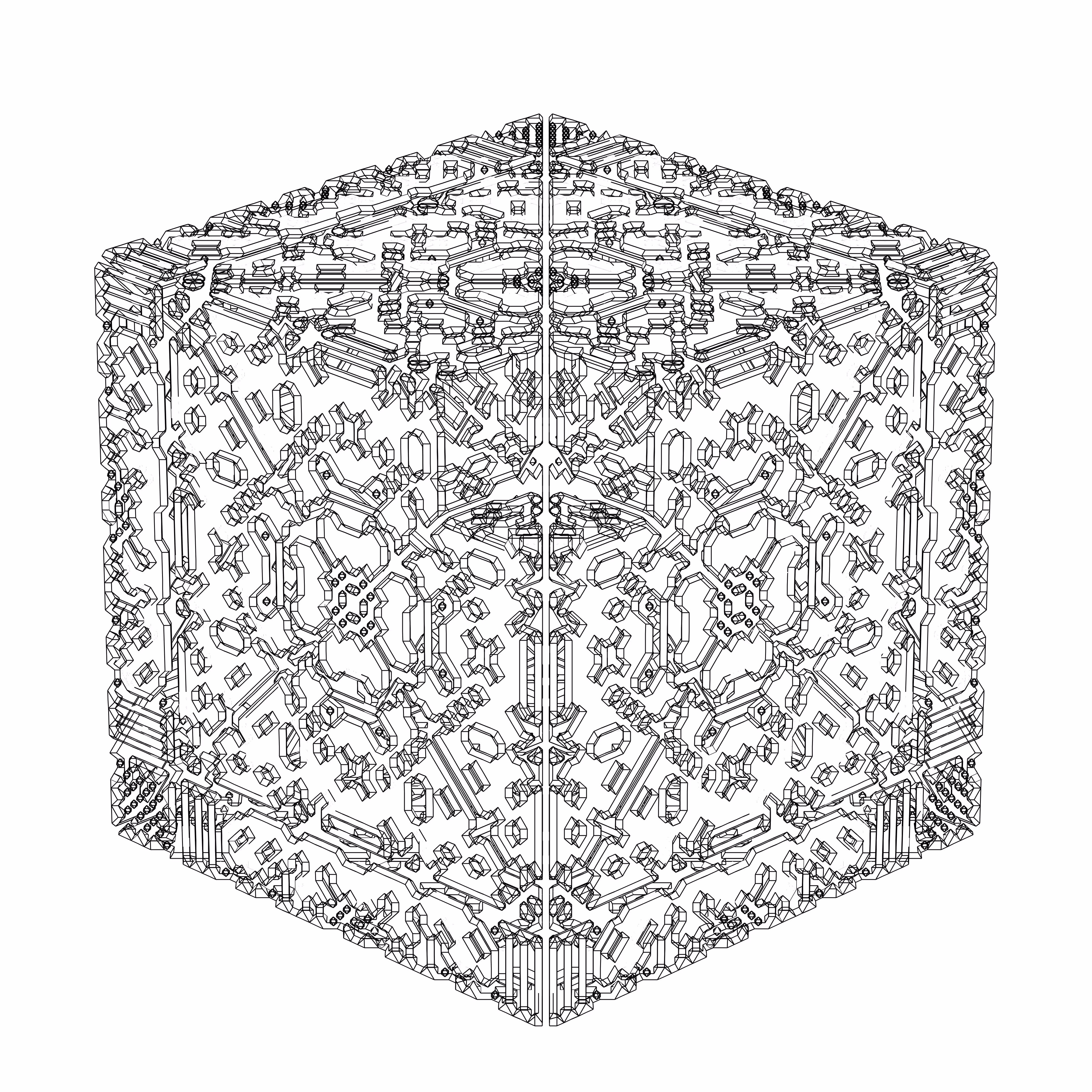 LL21 Alien Art Cube #597