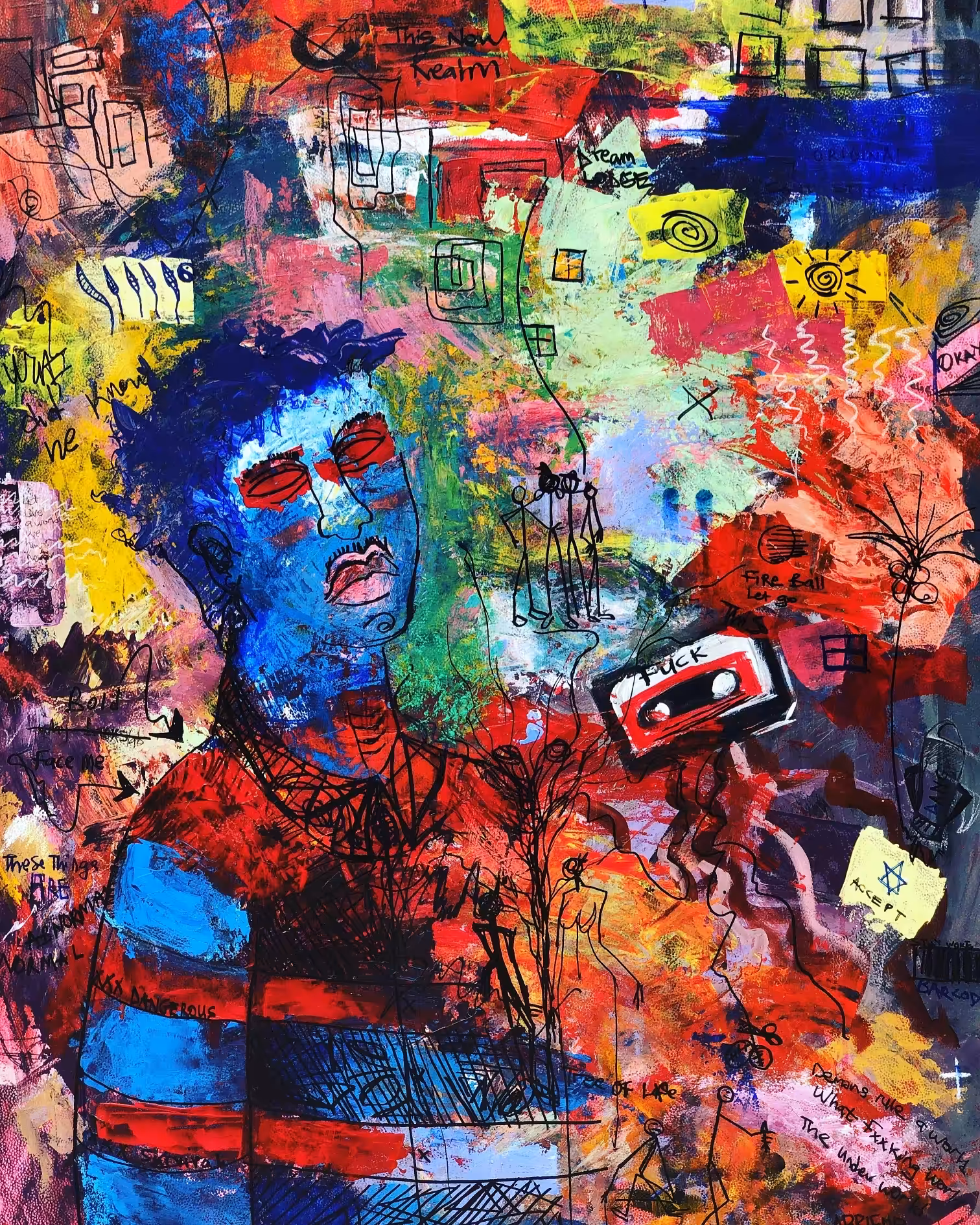 A BLUE STRANGER
