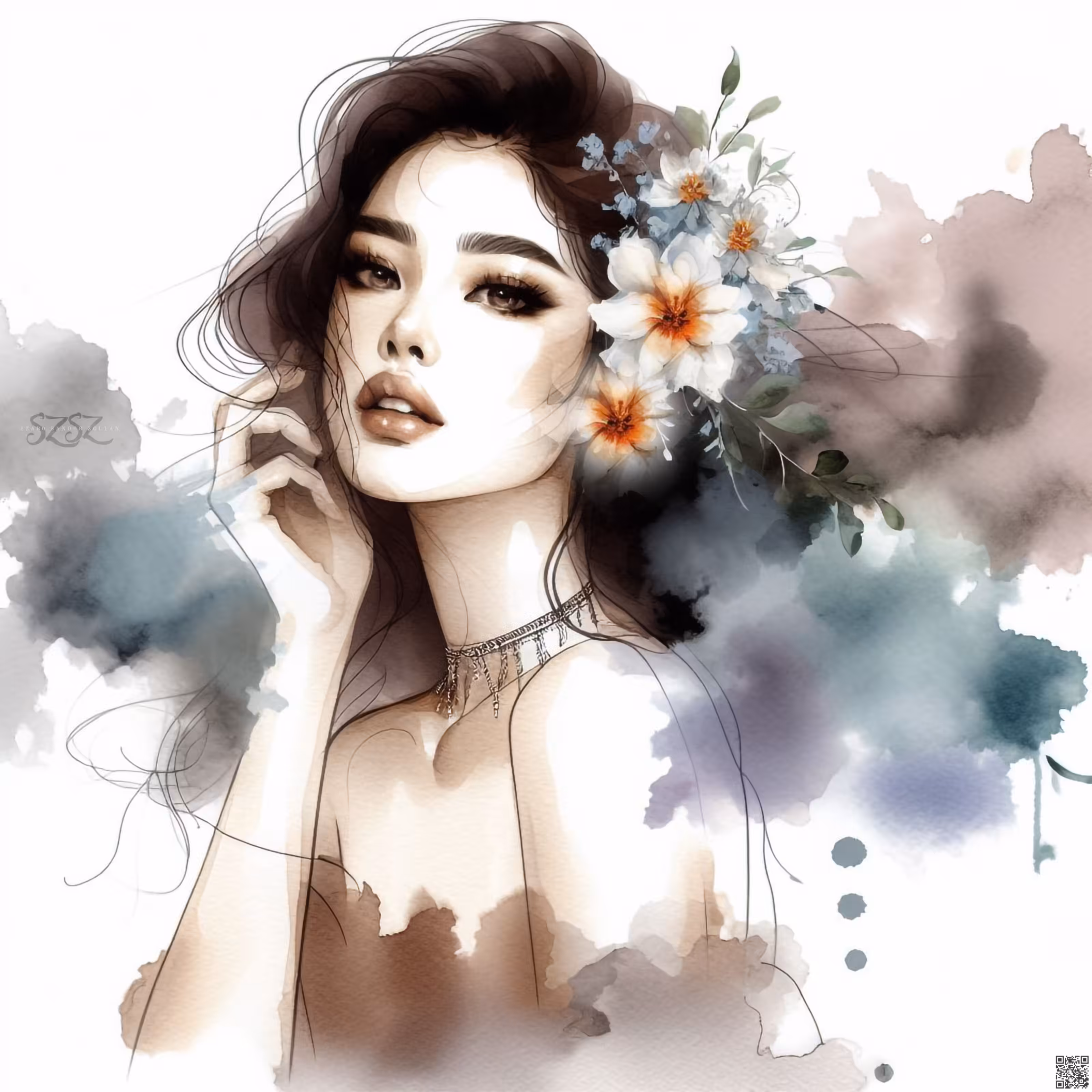 Szabo_Sandor_Zoltan_Art: 🎨Feminine Beauty in Paint#97