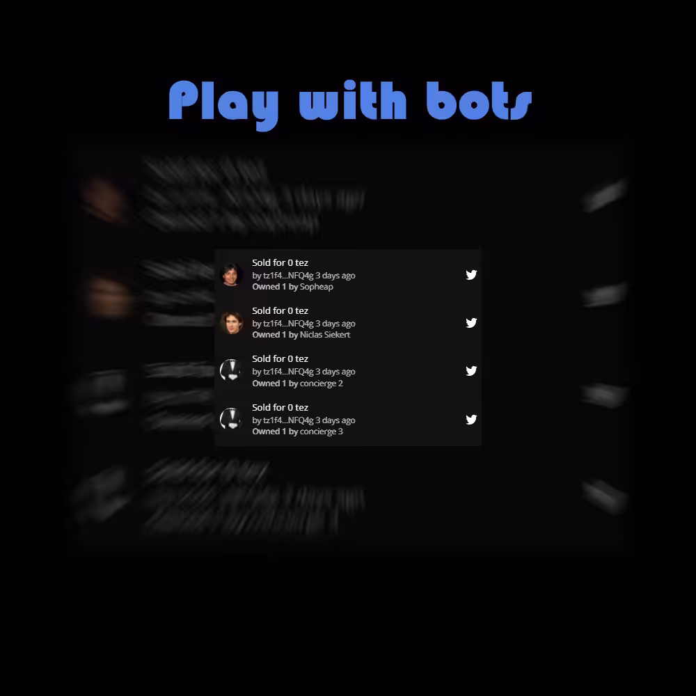 Play with bots !