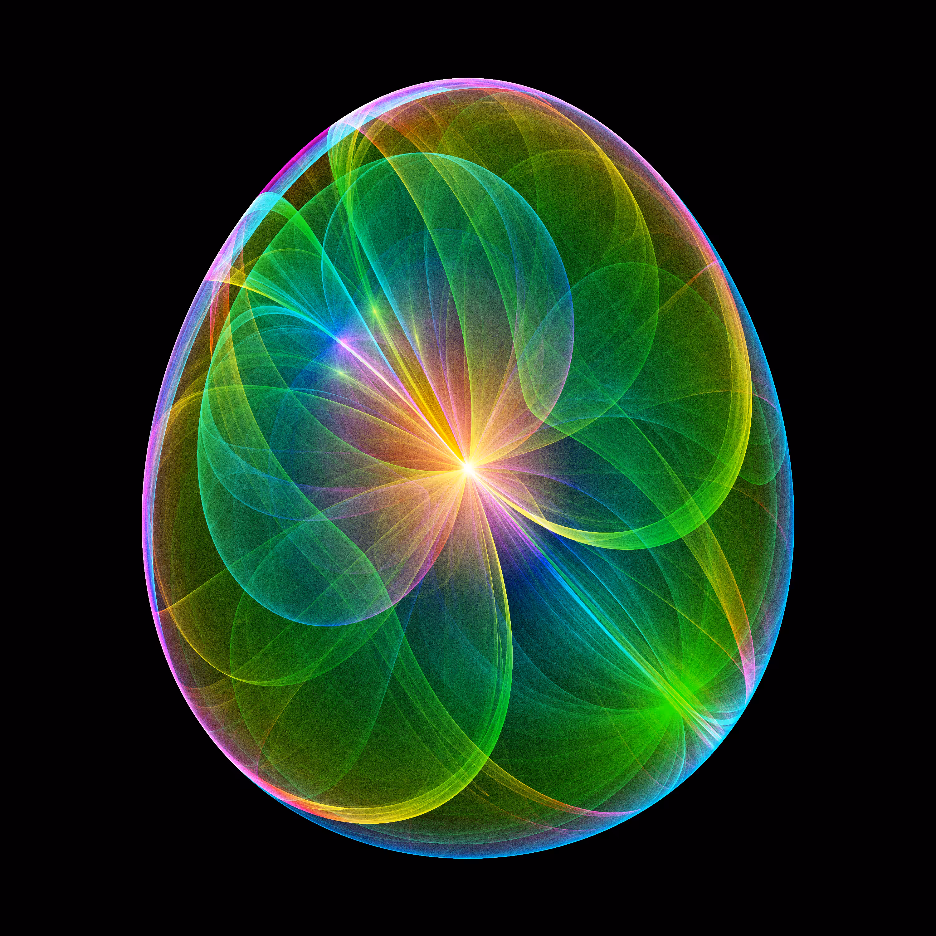 Painted egg 4