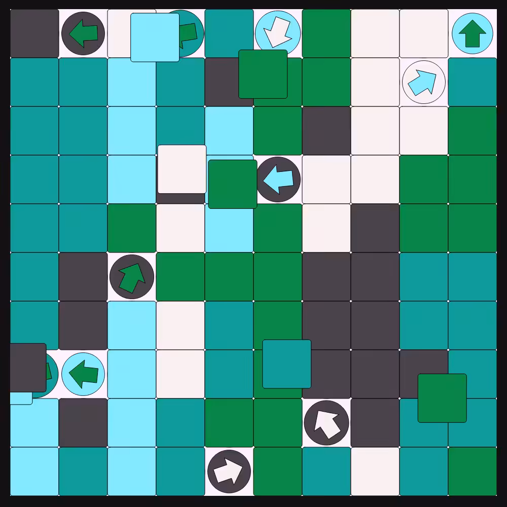 Flying squares #3