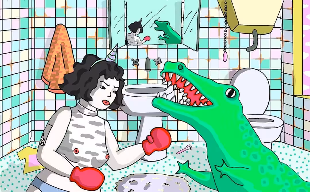 Kill that Lizard thats in your bathroom 2/3