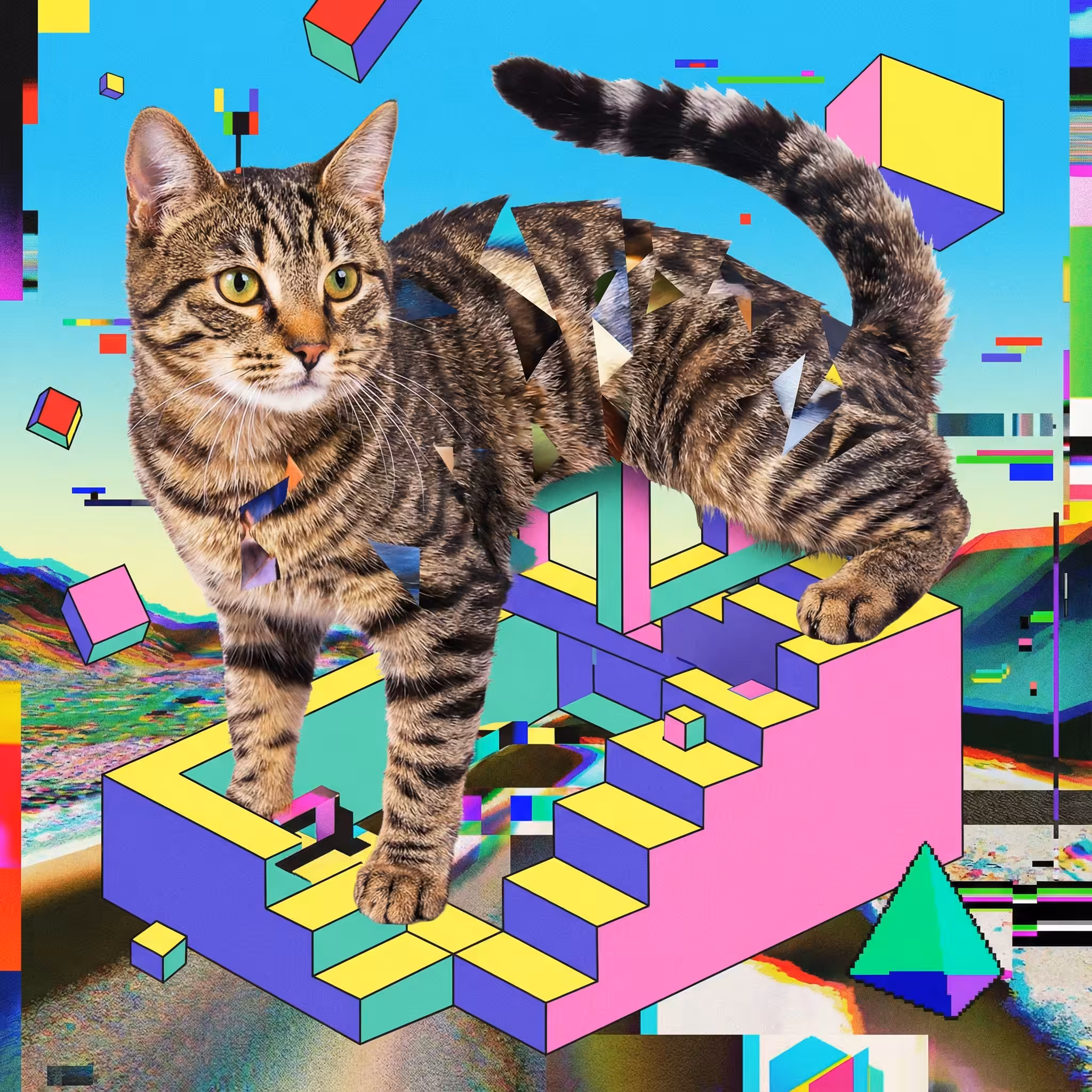 abstract cats #11