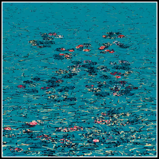 Polluted water lilies #43