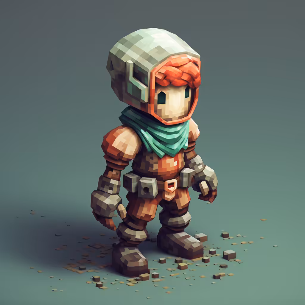 Tez Pixel Figure #64