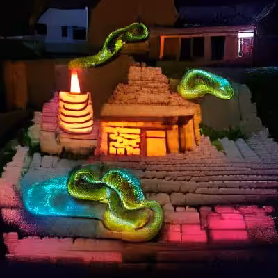 Glowing Snake Temple