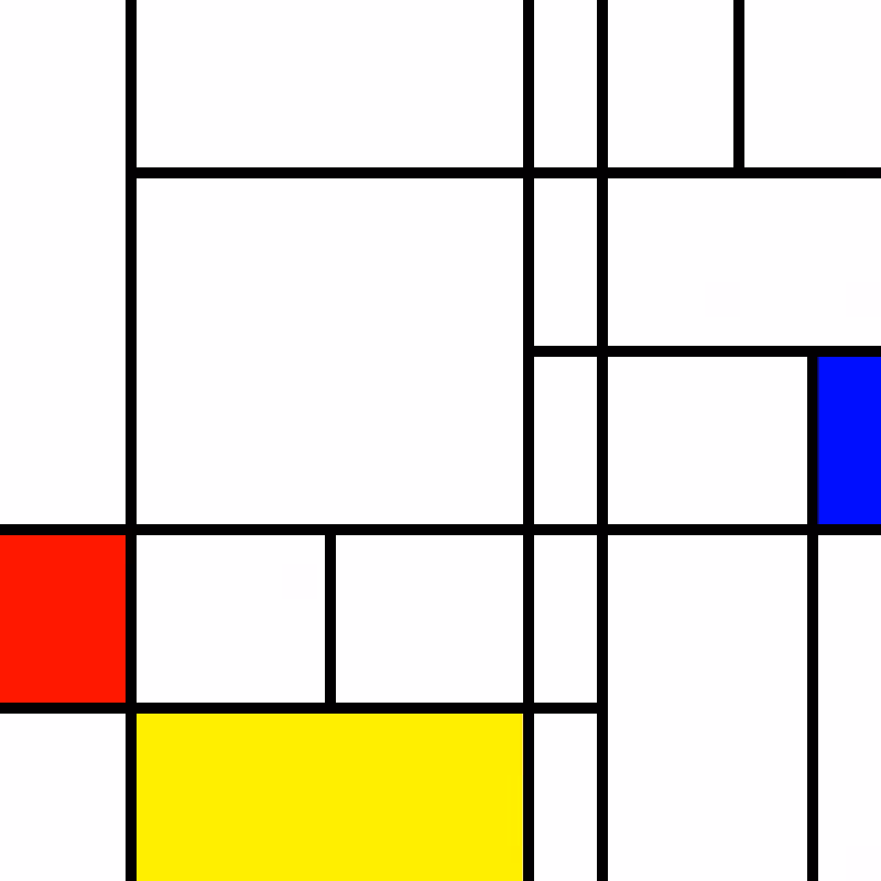 compositioninredblueandyellow.art, (NFT) #44