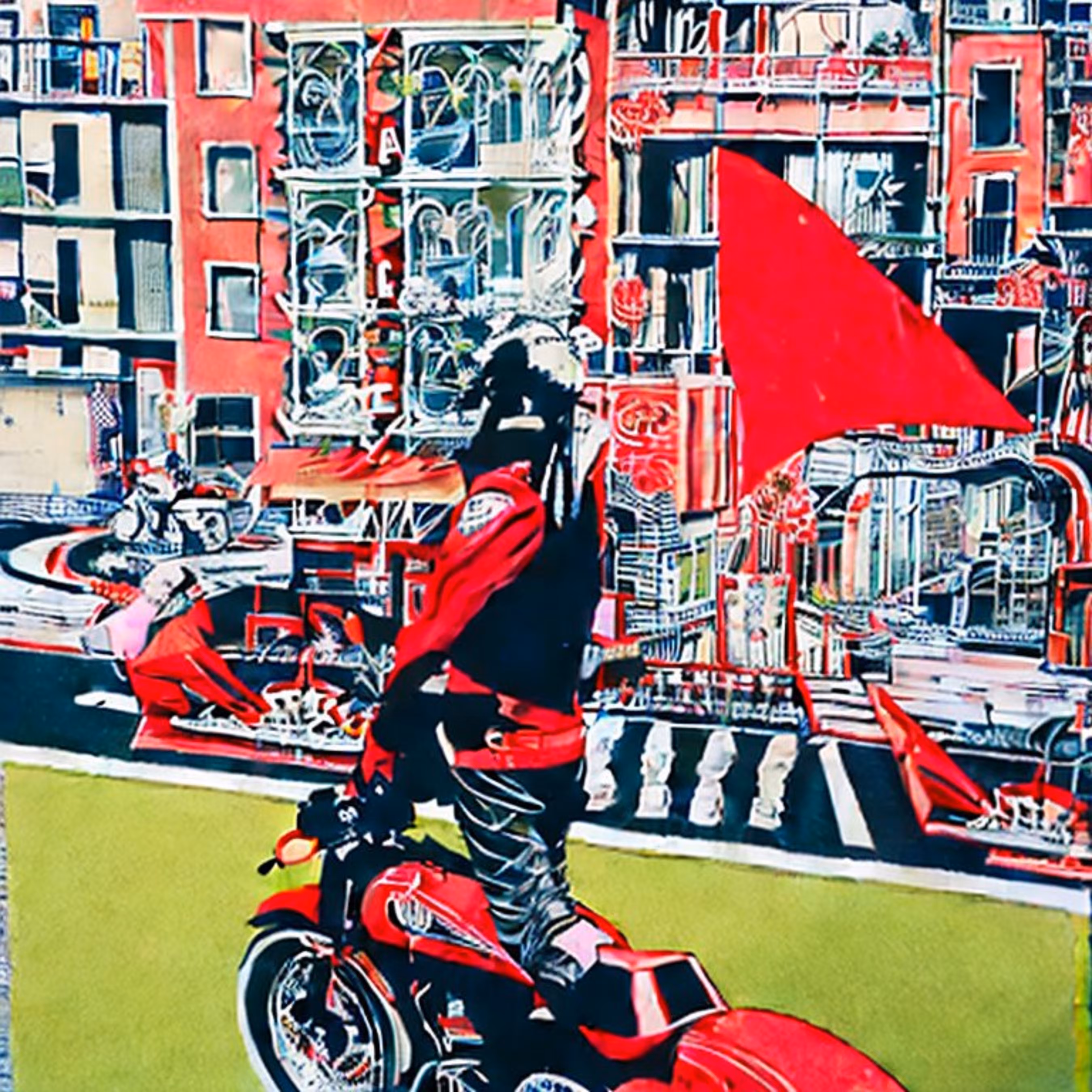 BIKER IN THE CITY -- ANCIENT[2022]