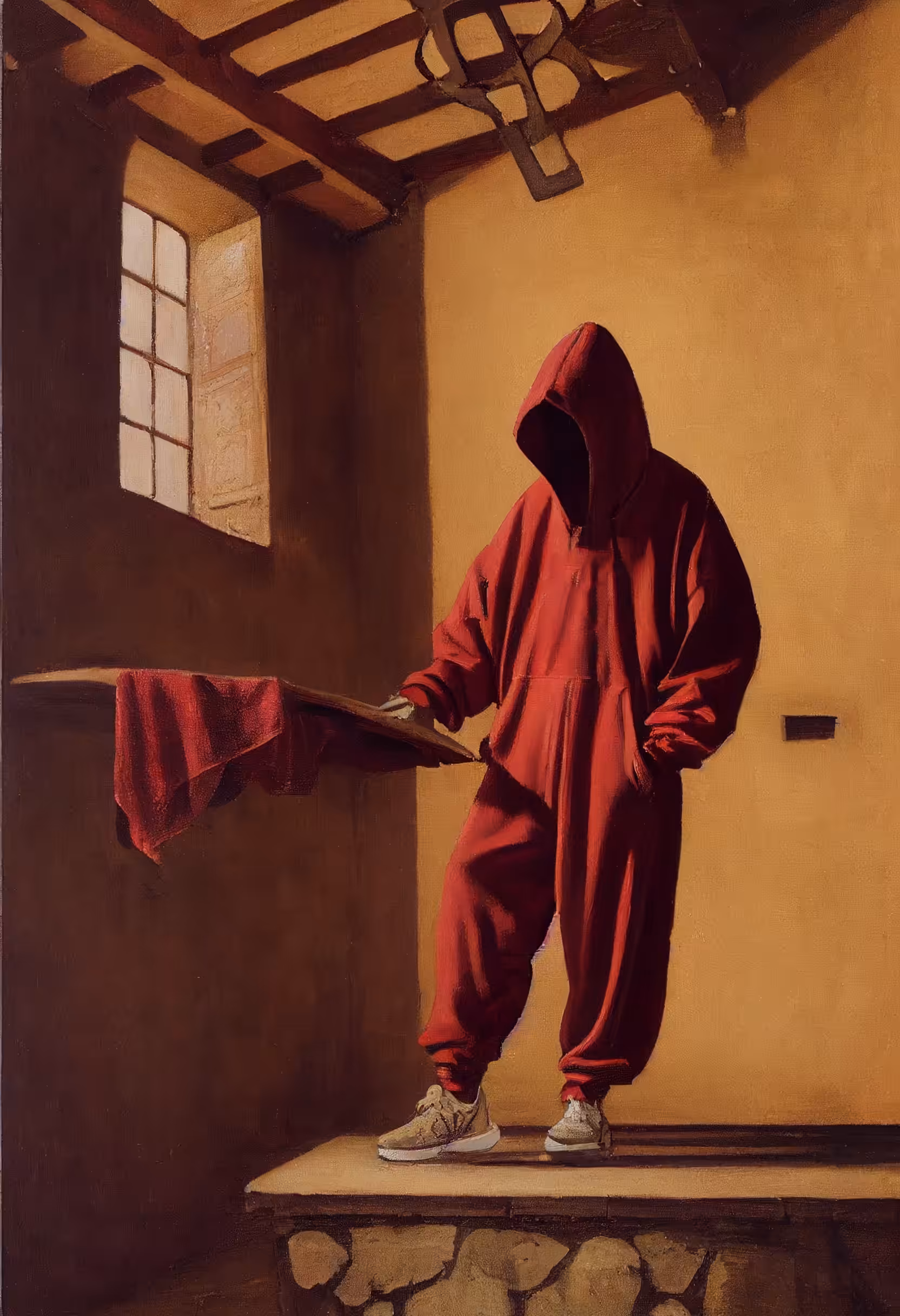 The red scarf