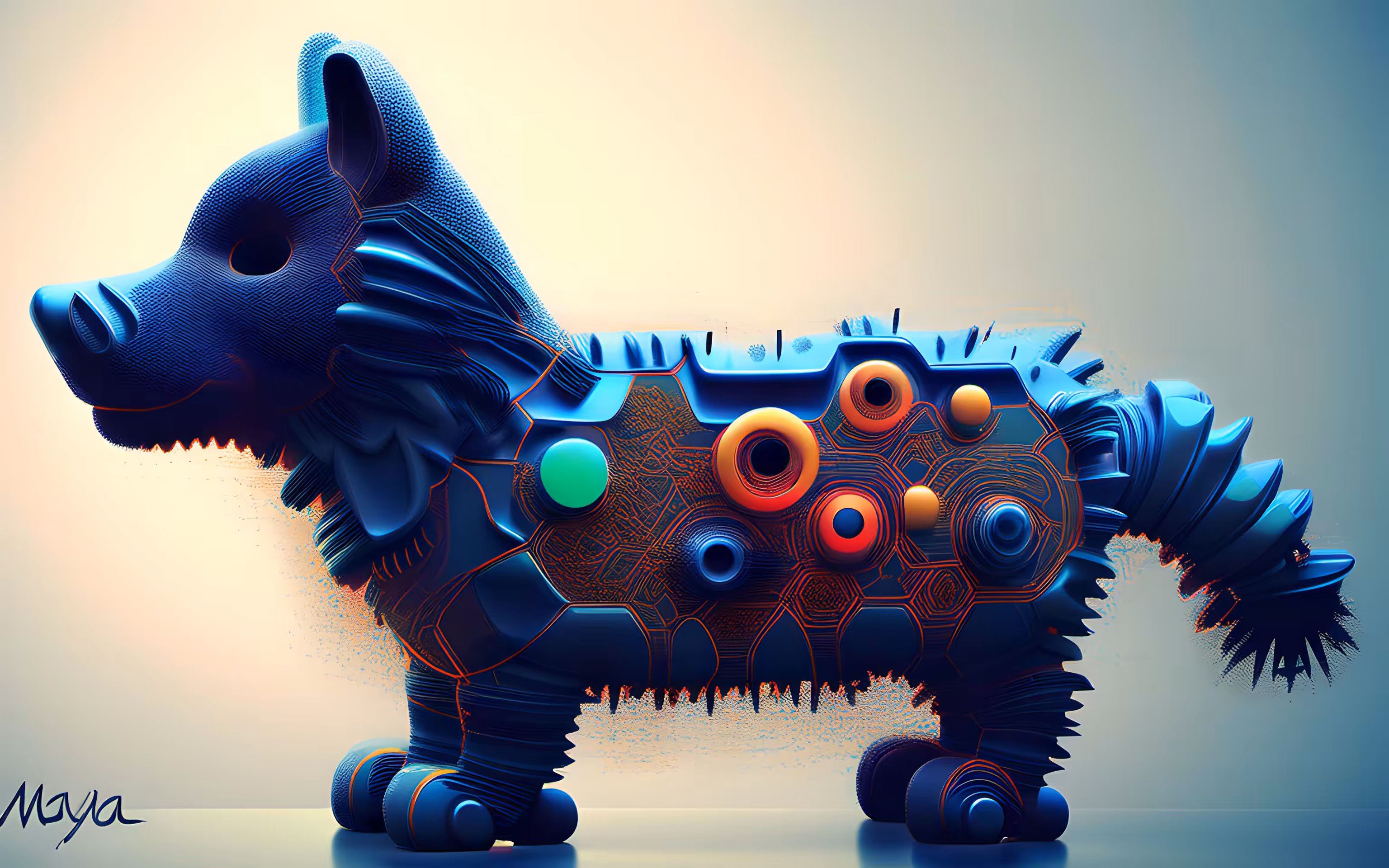 AI imagines famous generative artworks #145