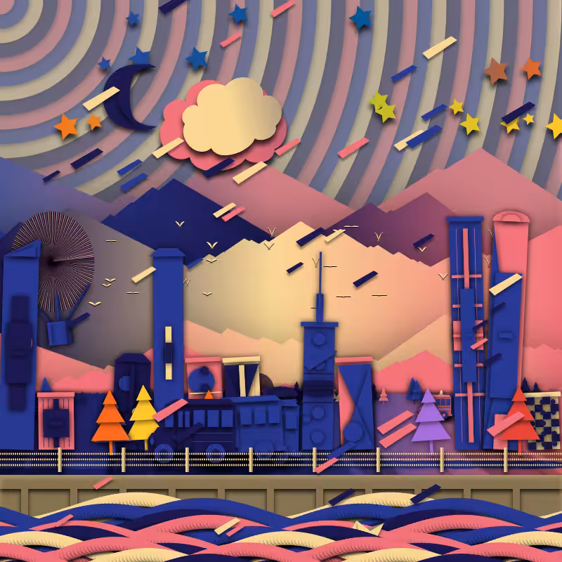 Paper Art 2.5D #13