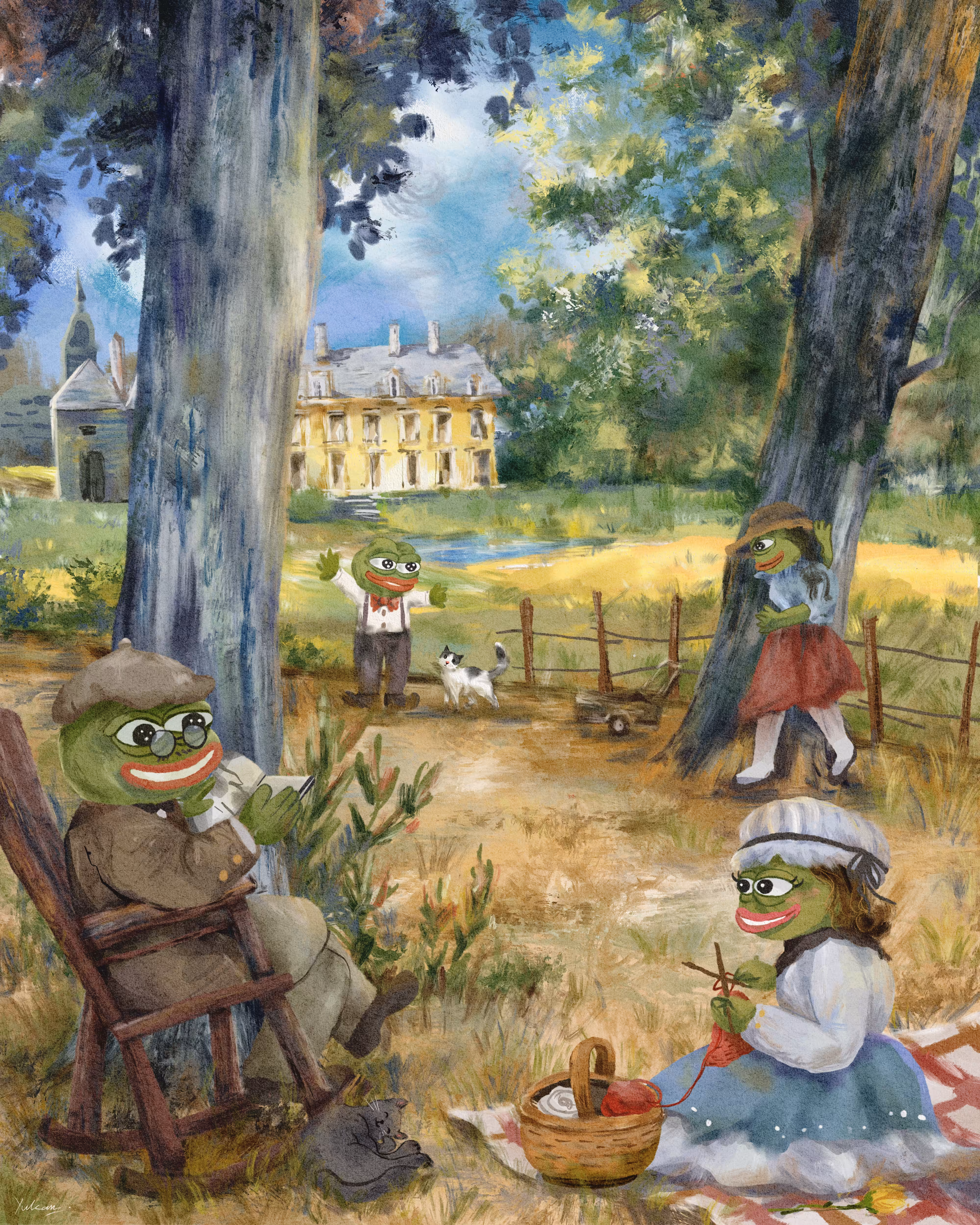 Pepe family in the park