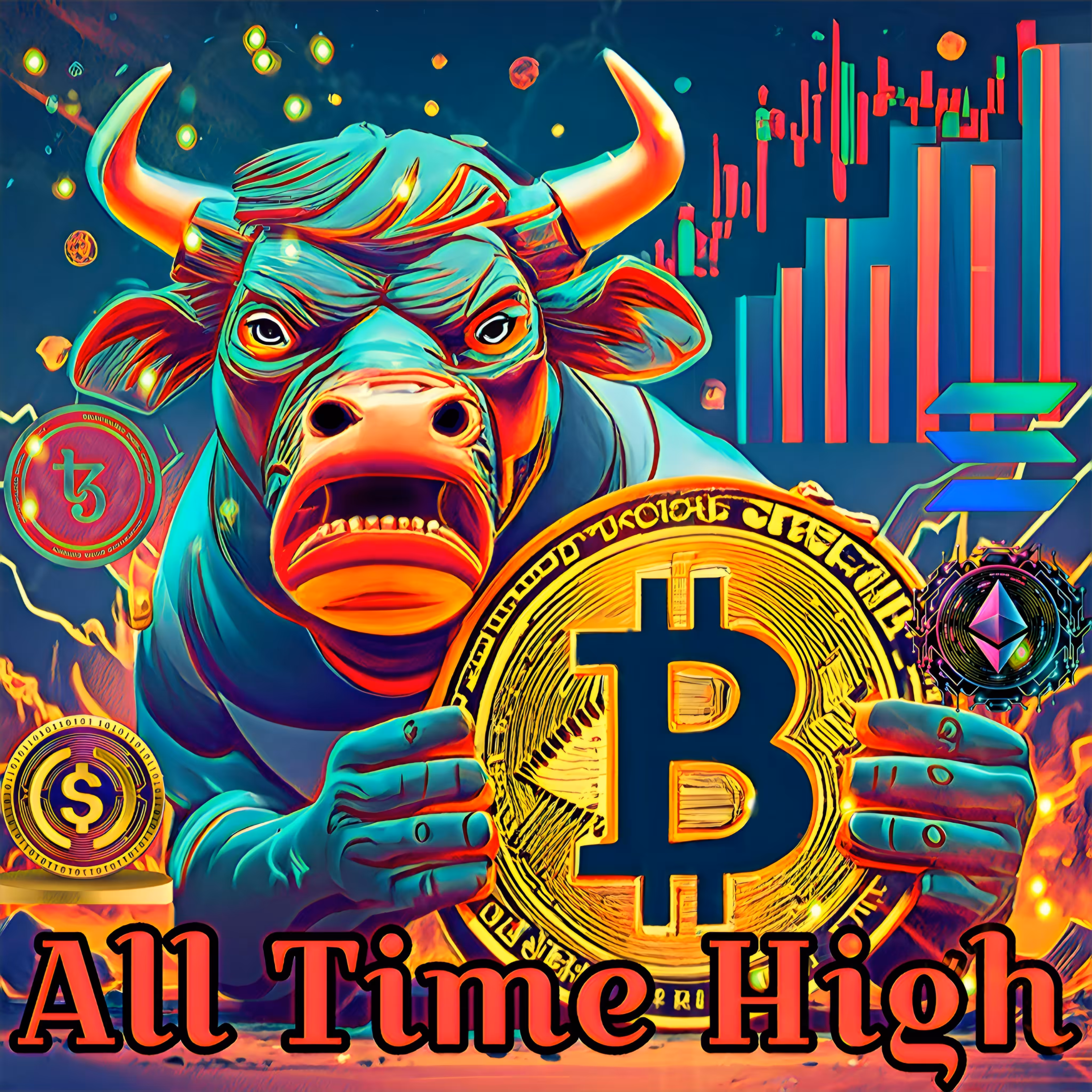 Benny the Bitcoin Bull.