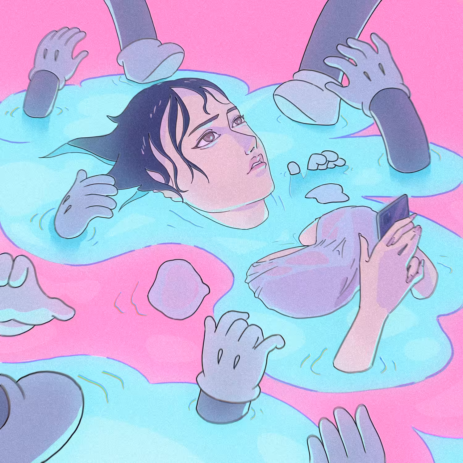 Drowning in dopamine