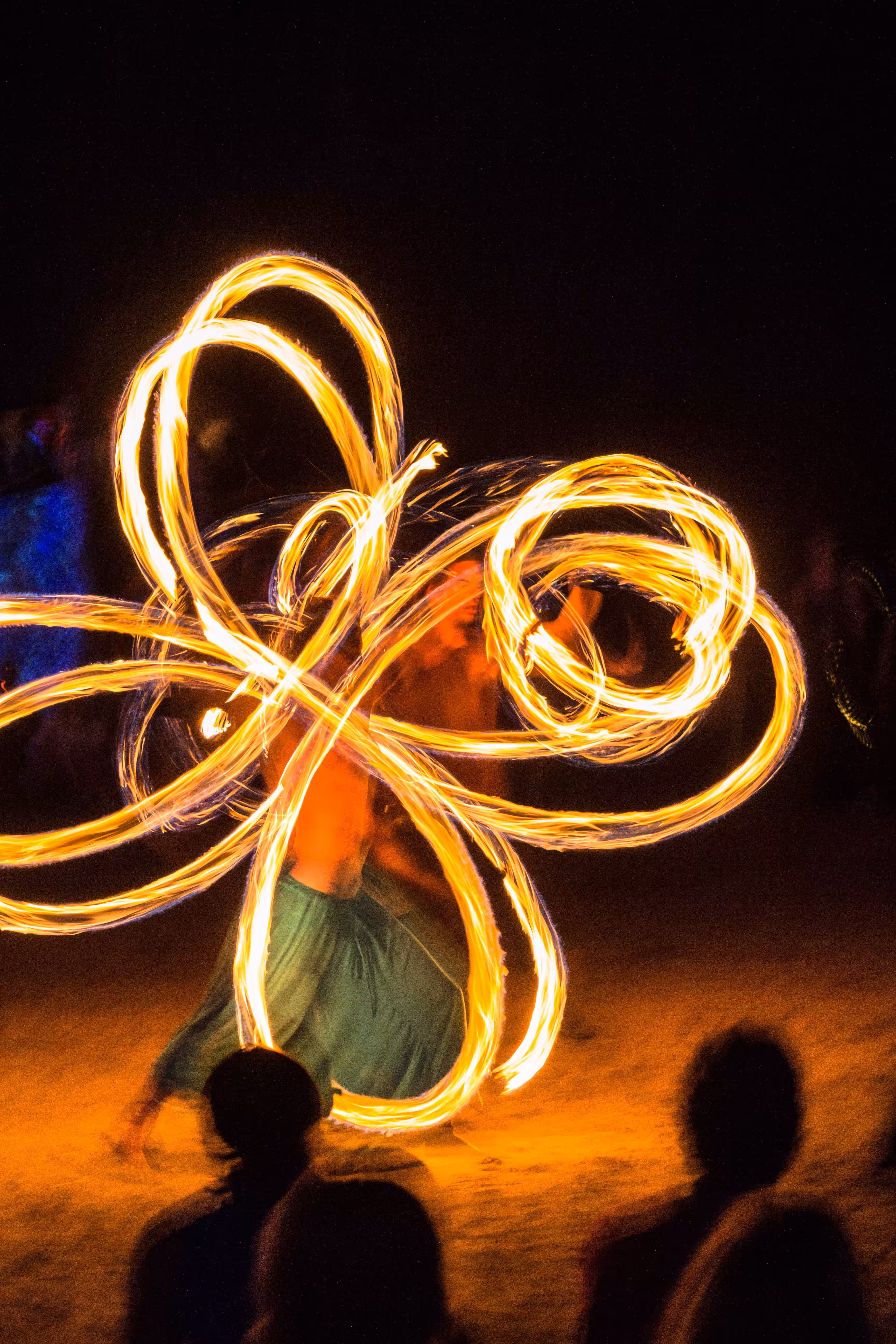 fire spinning SUN festival hungary