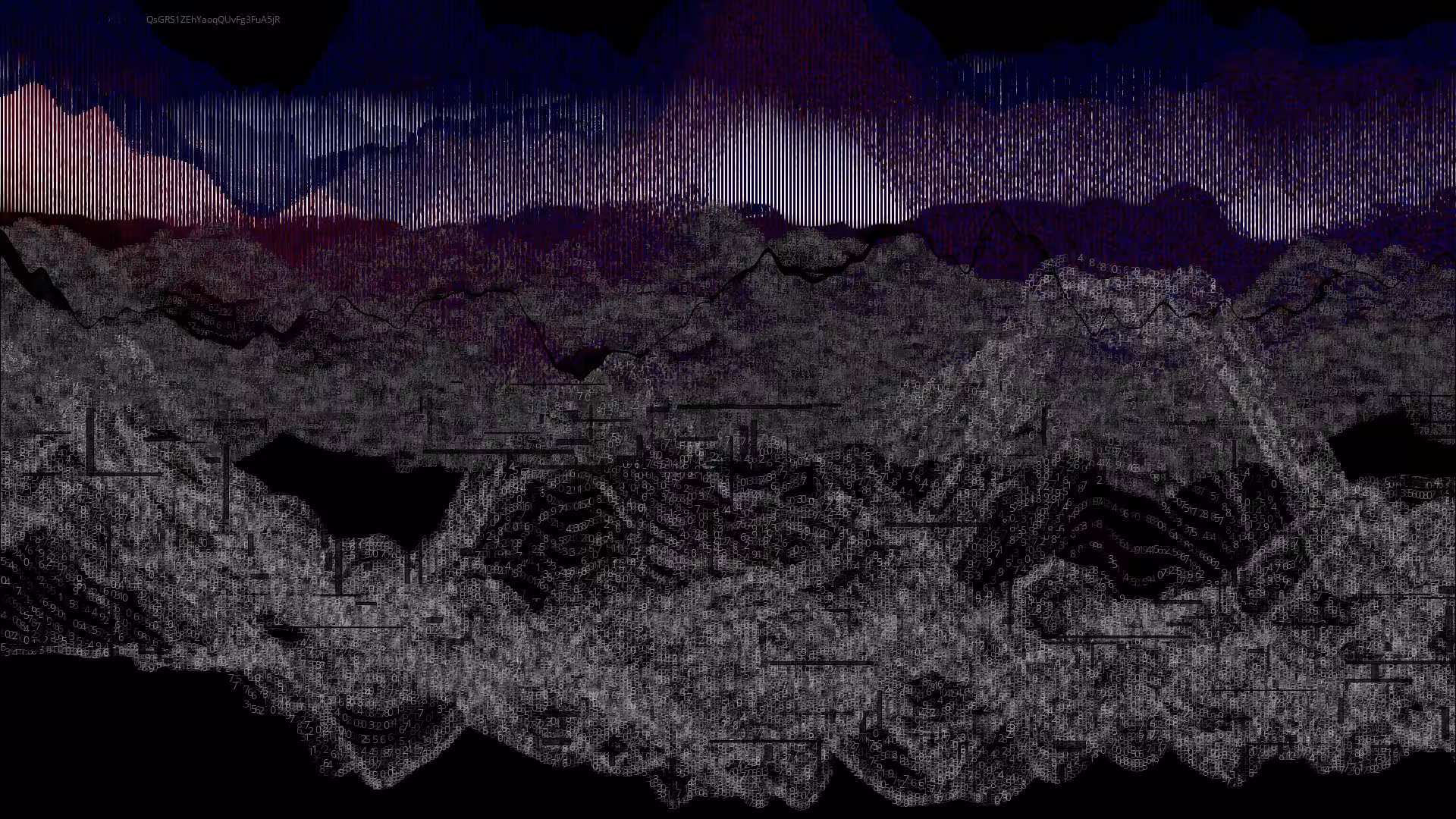 Pixel rain in a data landsacape #125