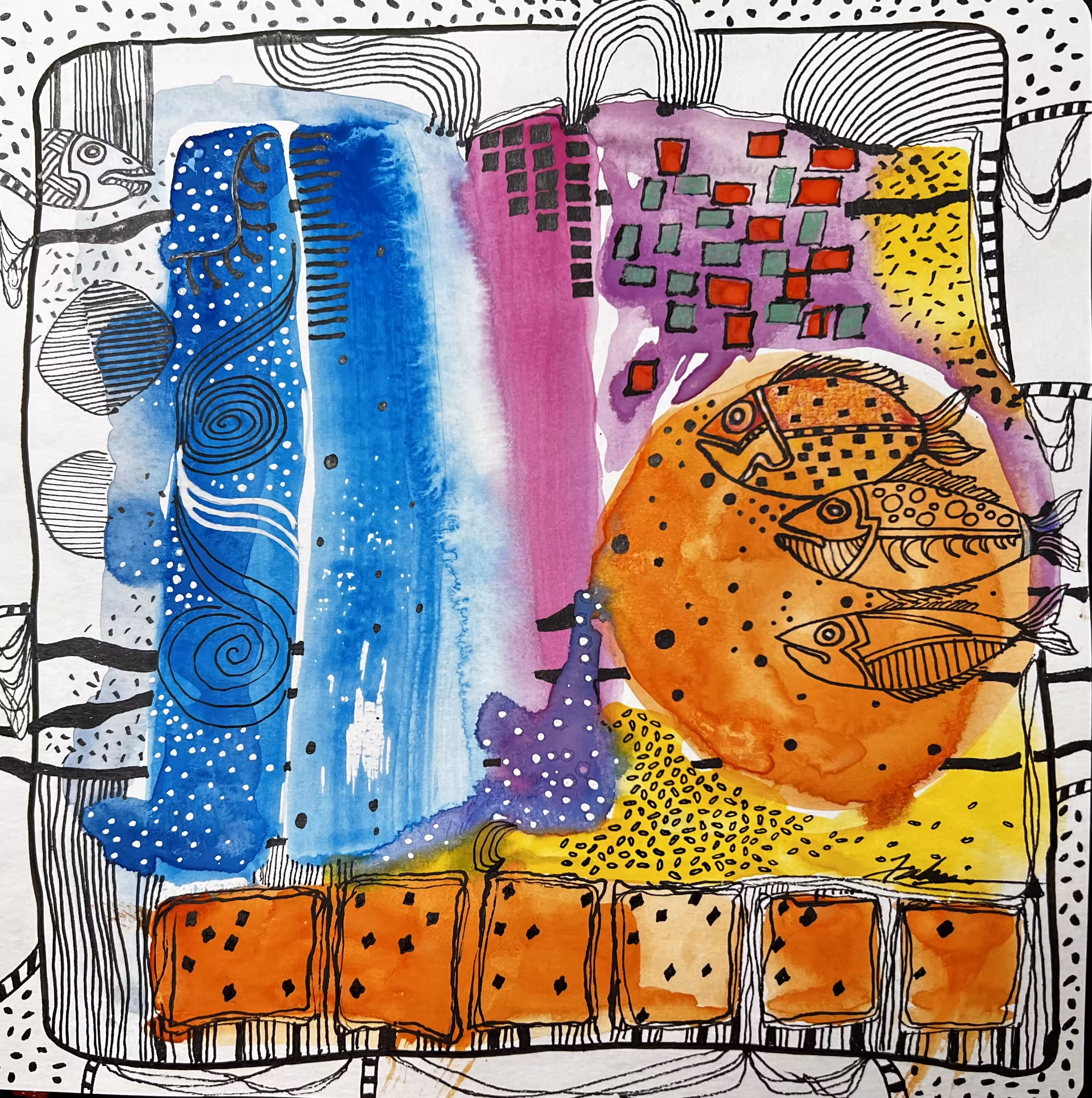 When art has a voice by @Fahmikhan and @Blue2black 