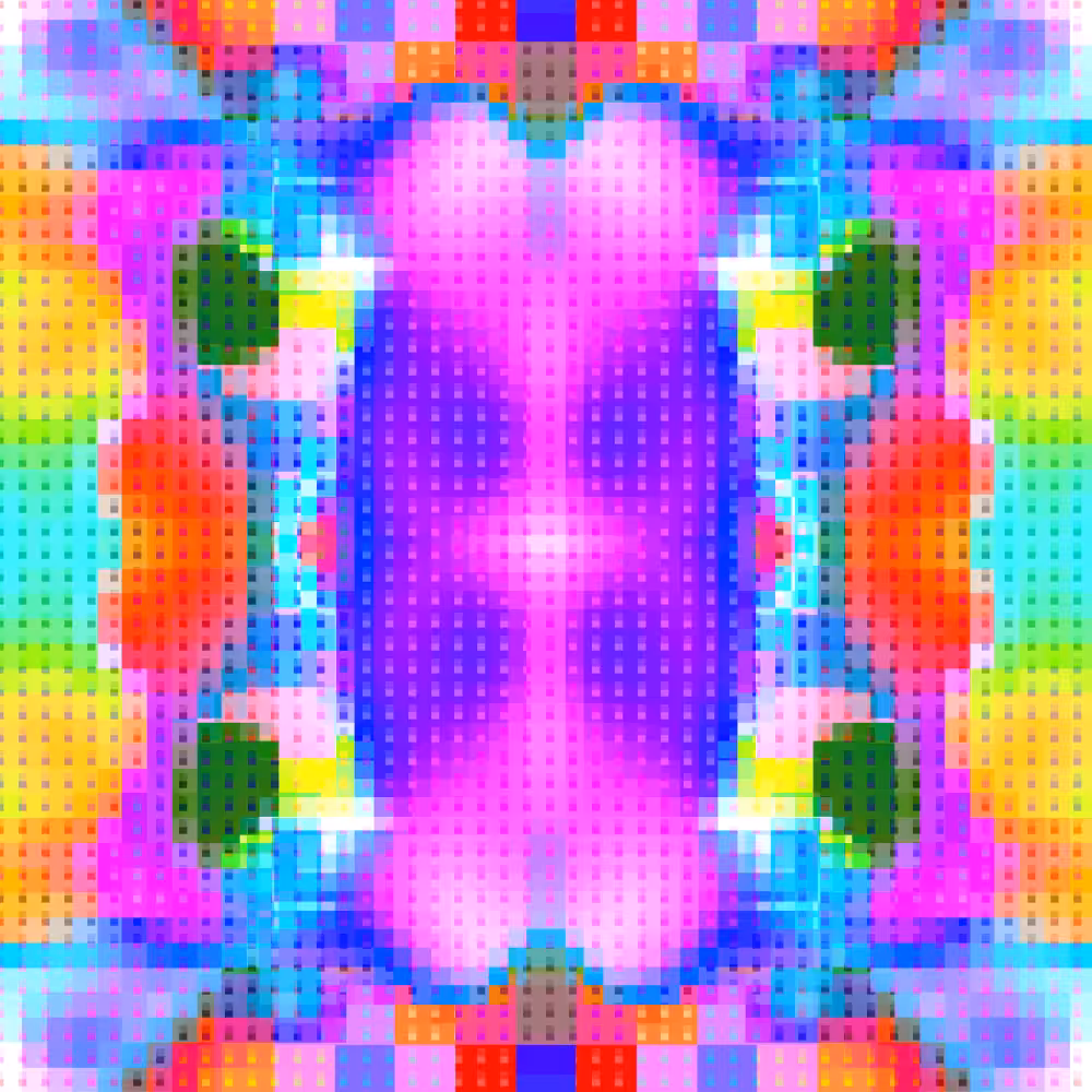 Magical Pixelated Kaleidoscope #9